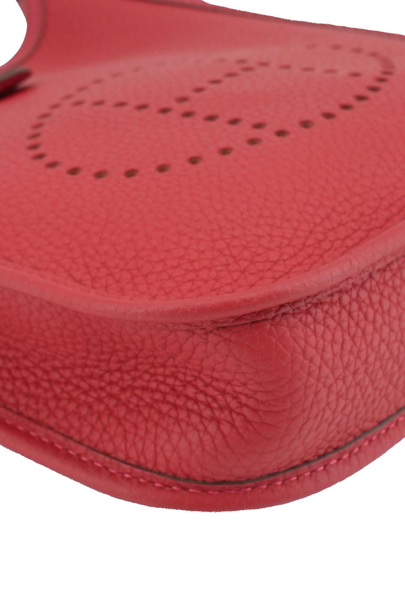 Hermès red Clemence evelyne 16 TPM B