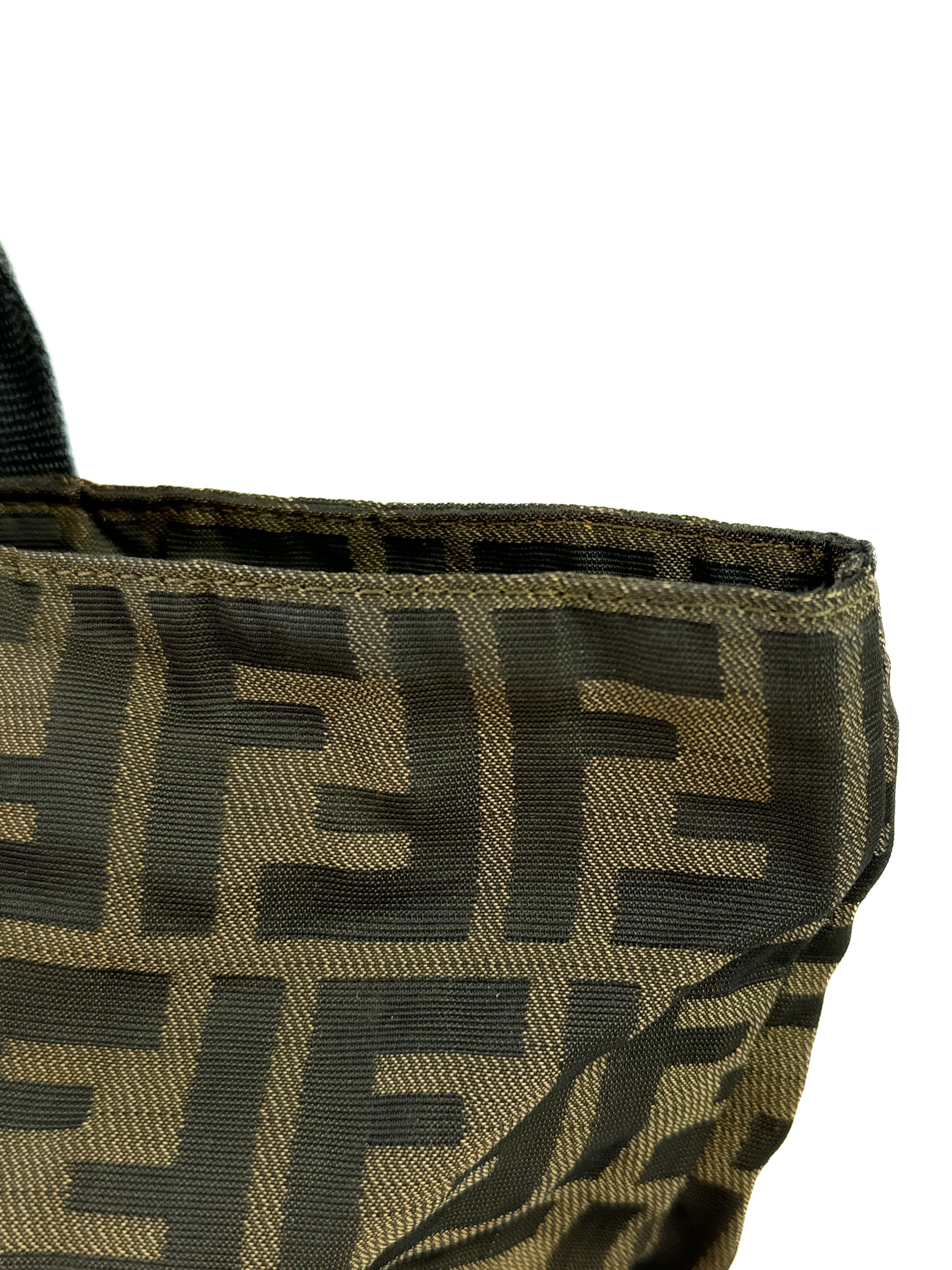 Fendi Zucca nylon mini 1925 tote