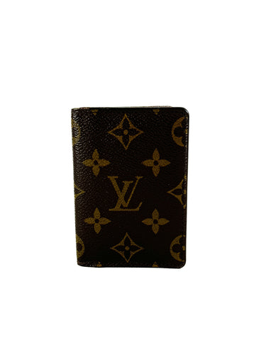 Louis Vuitton monogram bifold pass card wallet MI0025