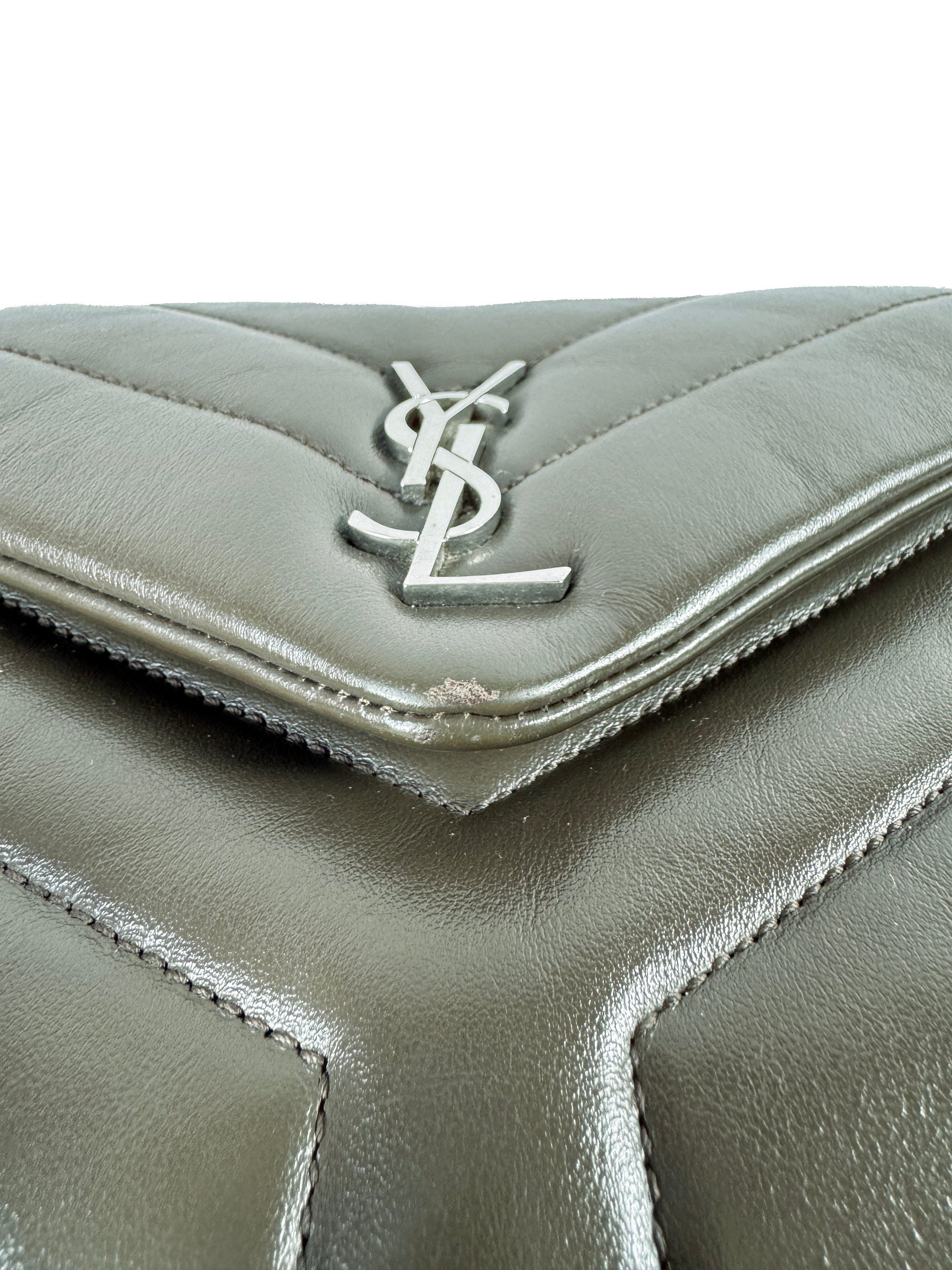 Saint Laurent olive monogram Matelasse toy loulou GUE467072-1018