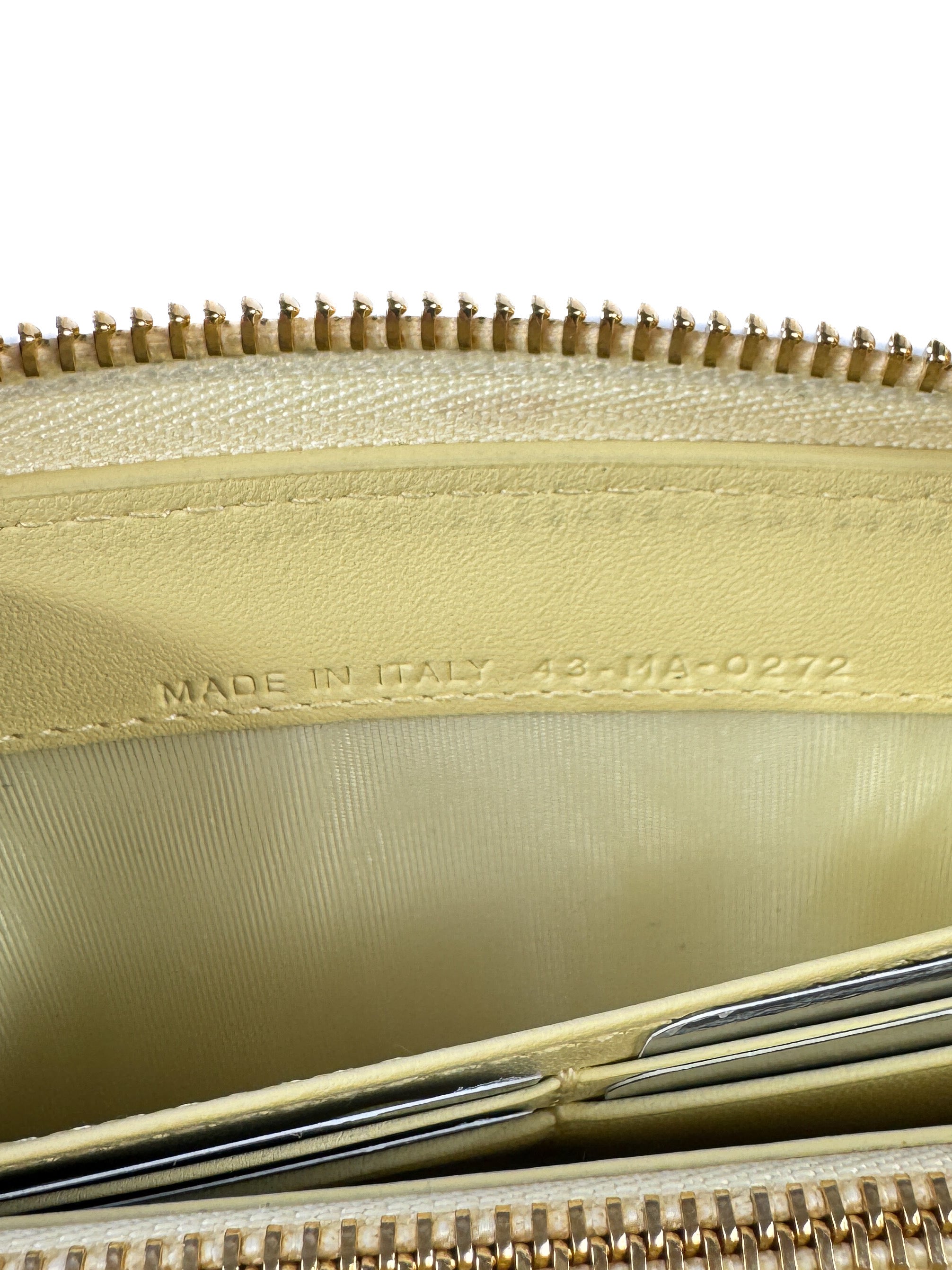 Christian Dior Lady Dior Voyageur wallet 0272 retail $950