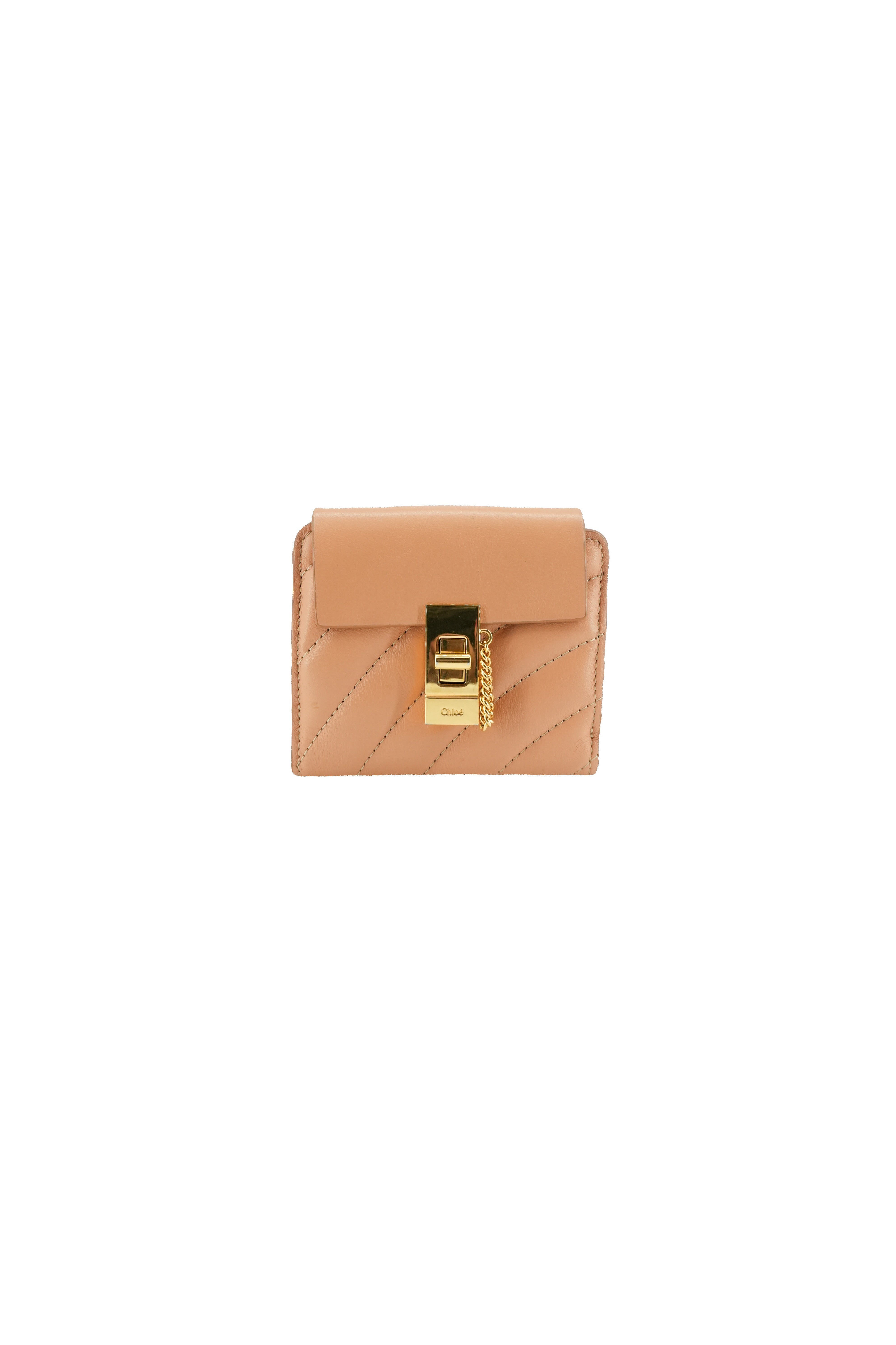 Chloé peach Drew compact wallet 99-65
