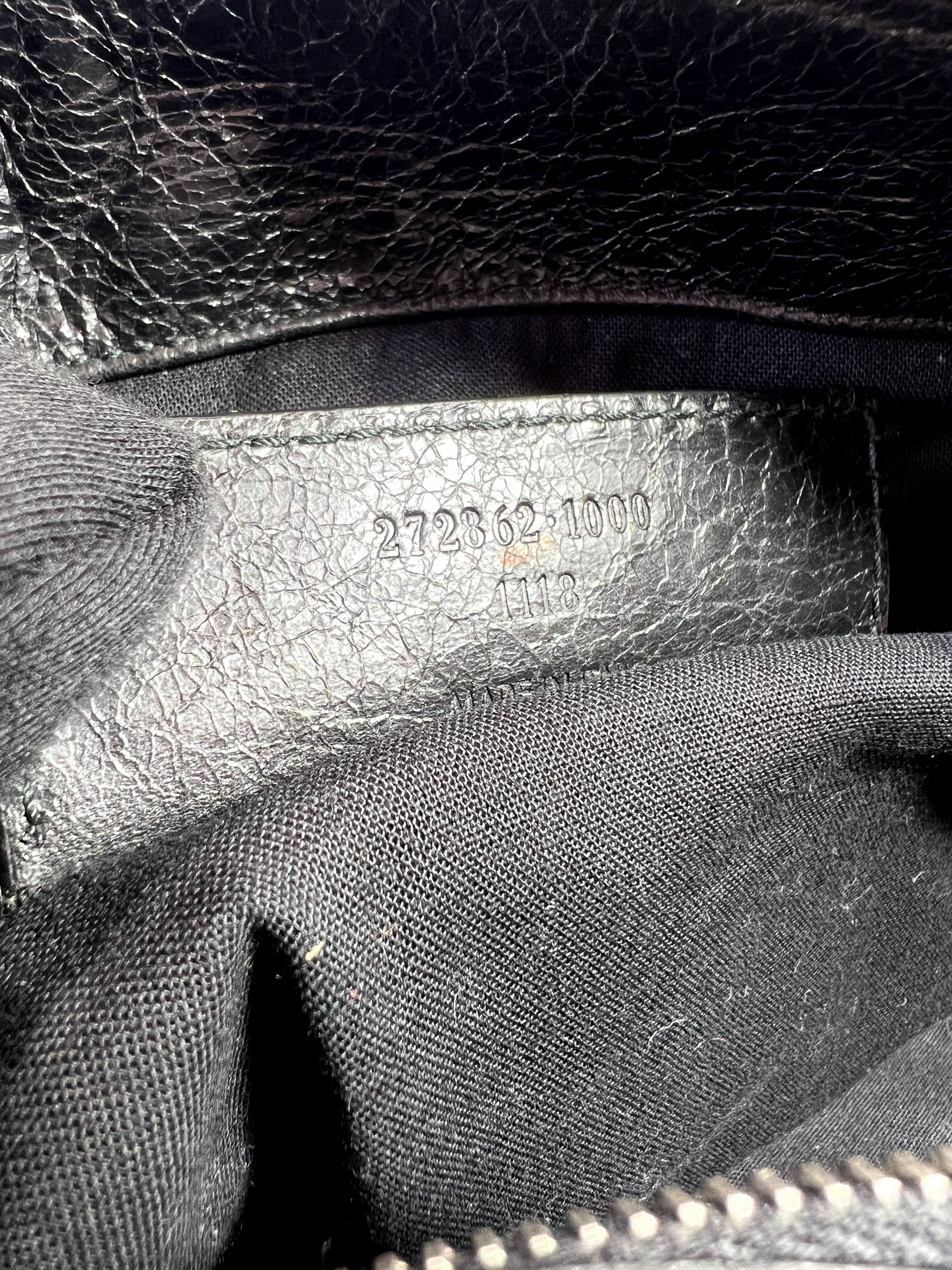 Balenciaga black classic reporter crossbody 27286210001118