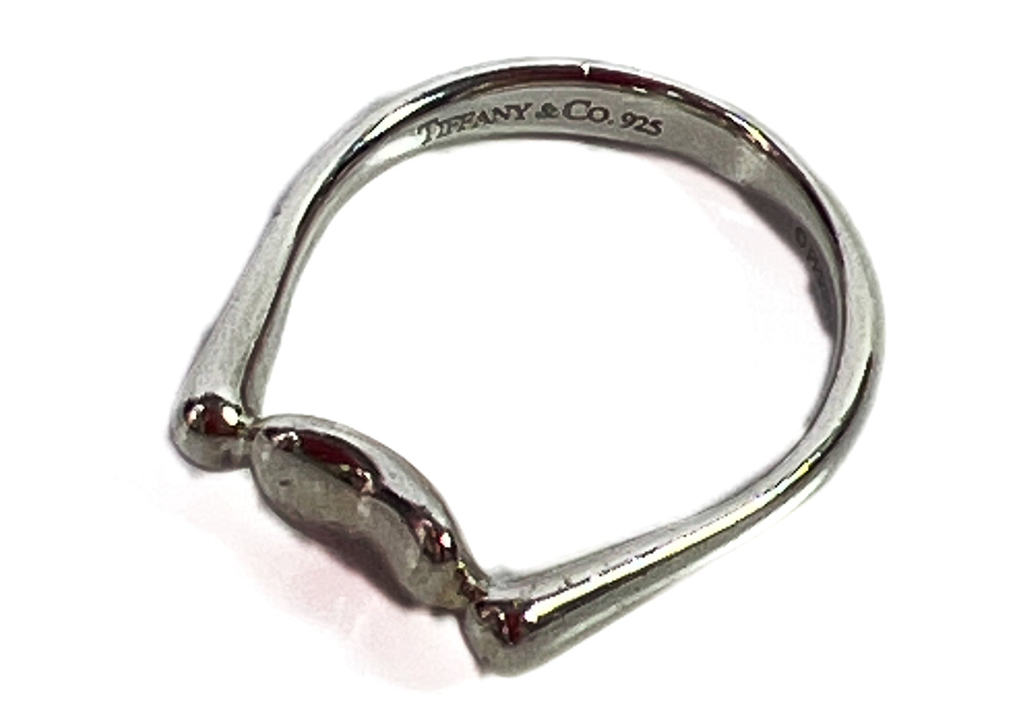 Tiffany & Co Elsa Peretti bean ring size 5.25