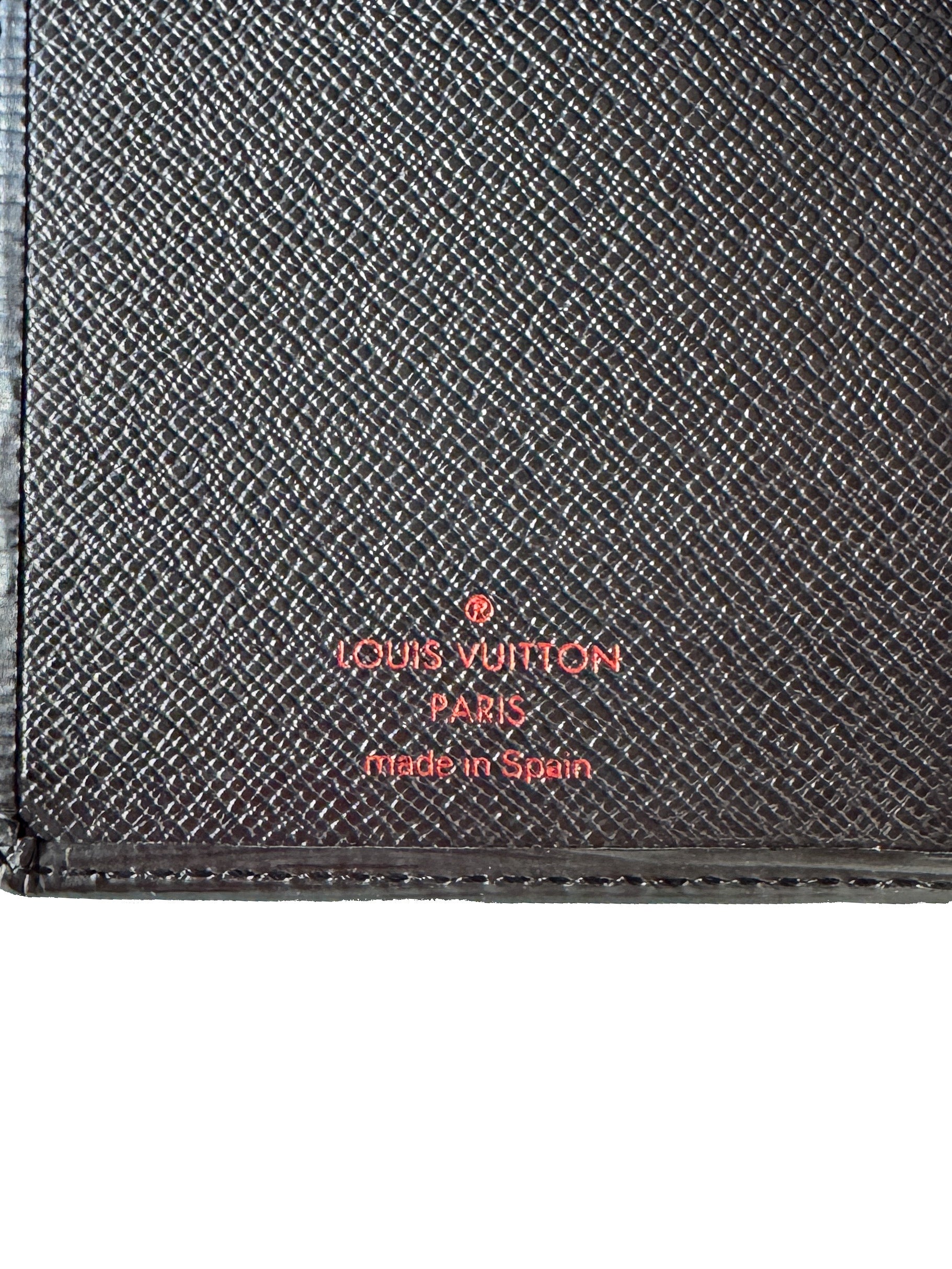 Louis Vuitton black epi leather Brazza wallet CA0061