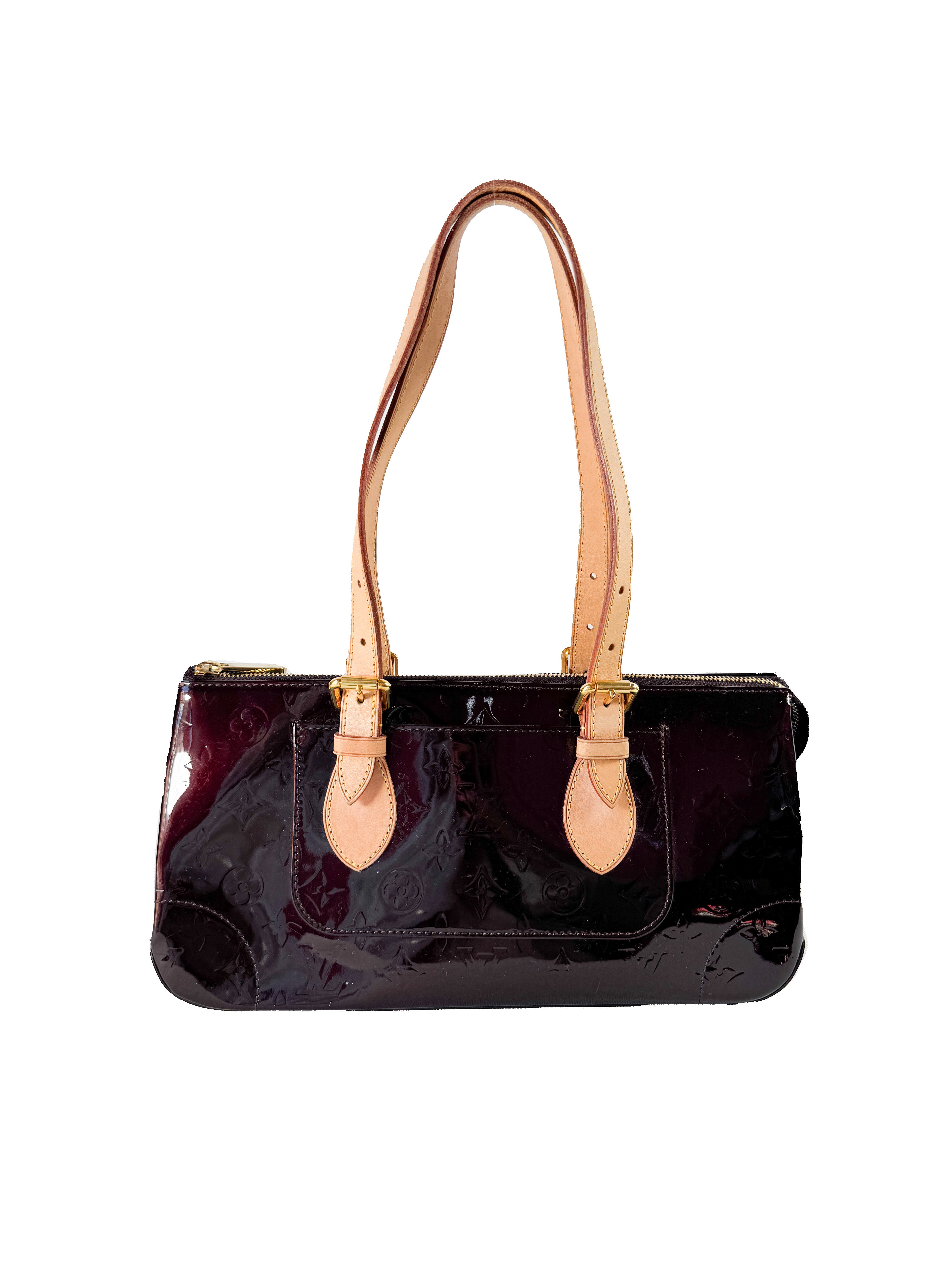 Louis Vuitton vernis Rosewood Avenue Amarante bag