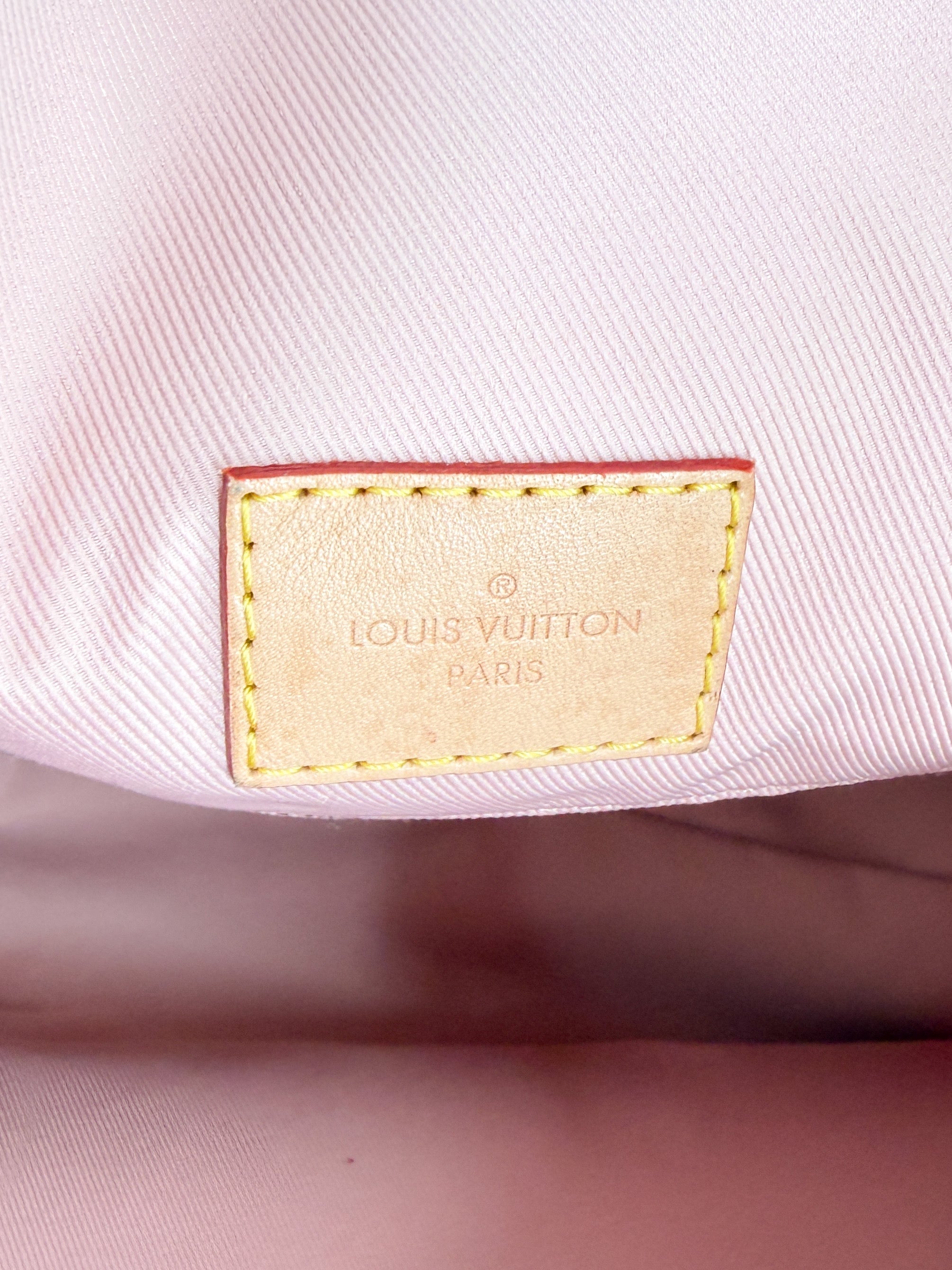 Louis Vuitton damier azur Graceful MM Rose Ballerine (NFC)