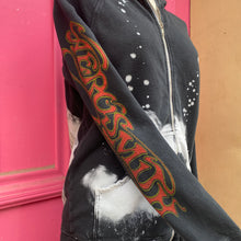 Lauren Moshi black tie dye Aerosmith zip up size XS