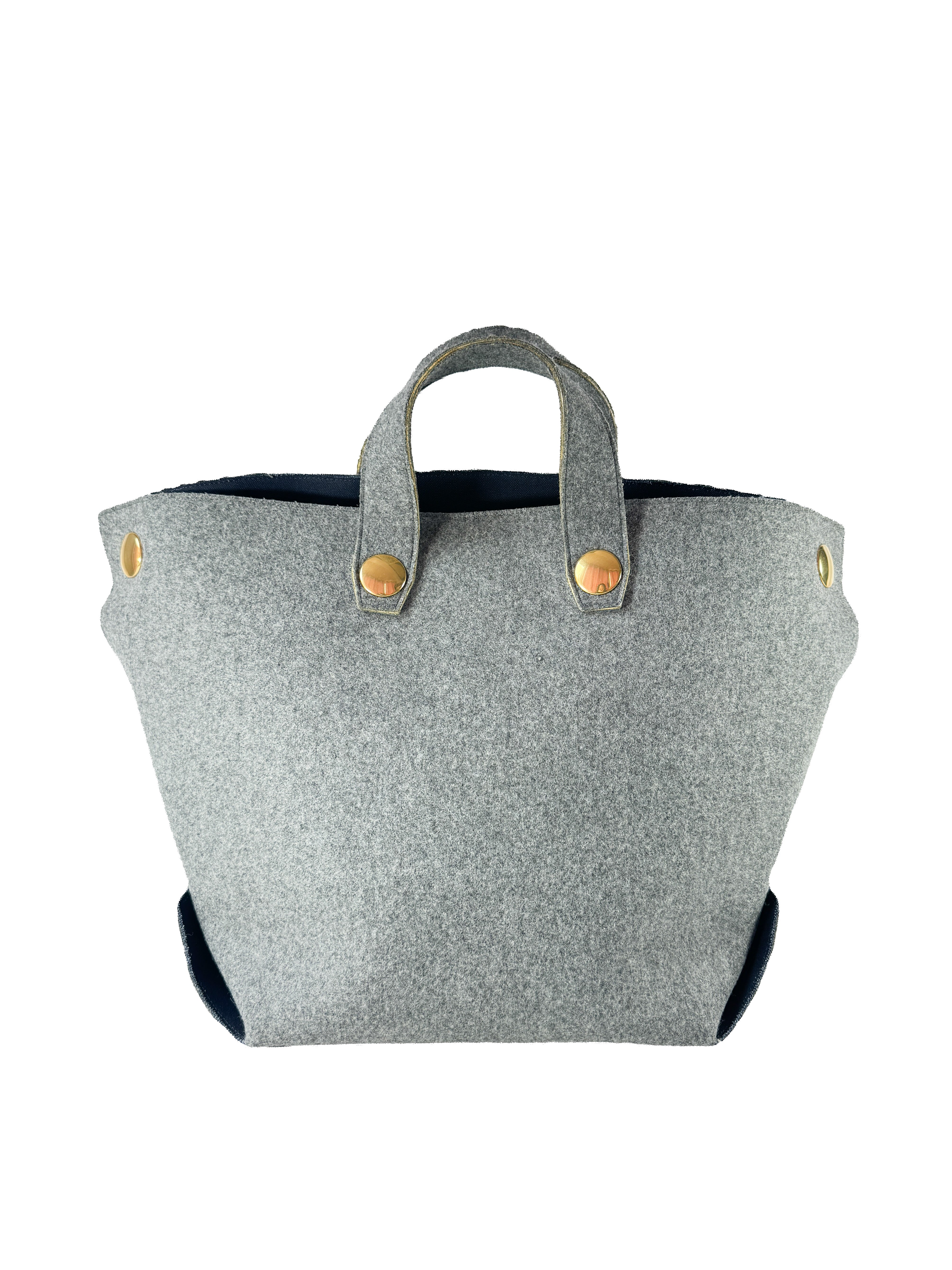 Celine gray wool felt orb bag WLA3184