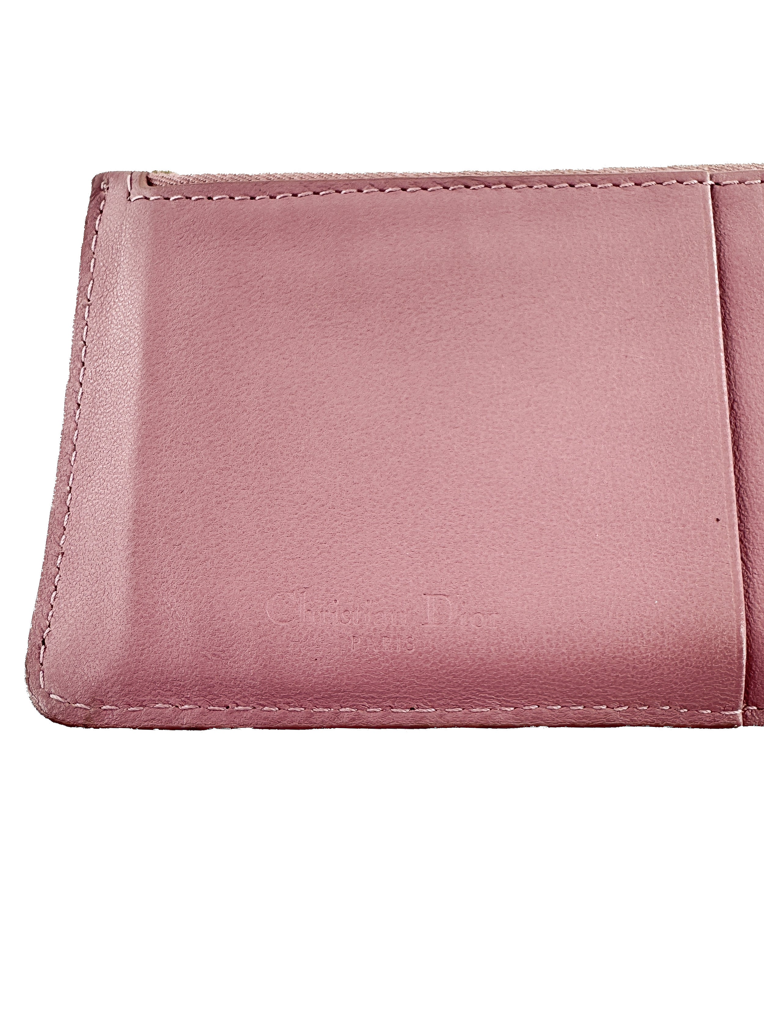 Dior cannage mauve leather card holder 33-MA-0232
