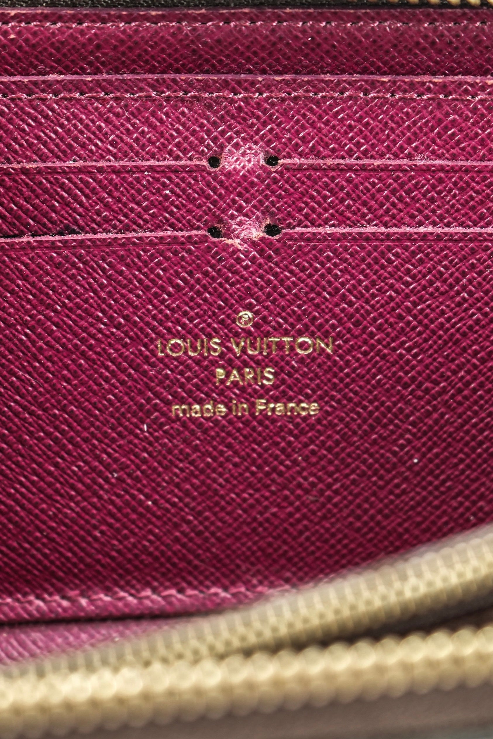 Louis Vuitton monogram Fuchsia Clemence wallet SP0108