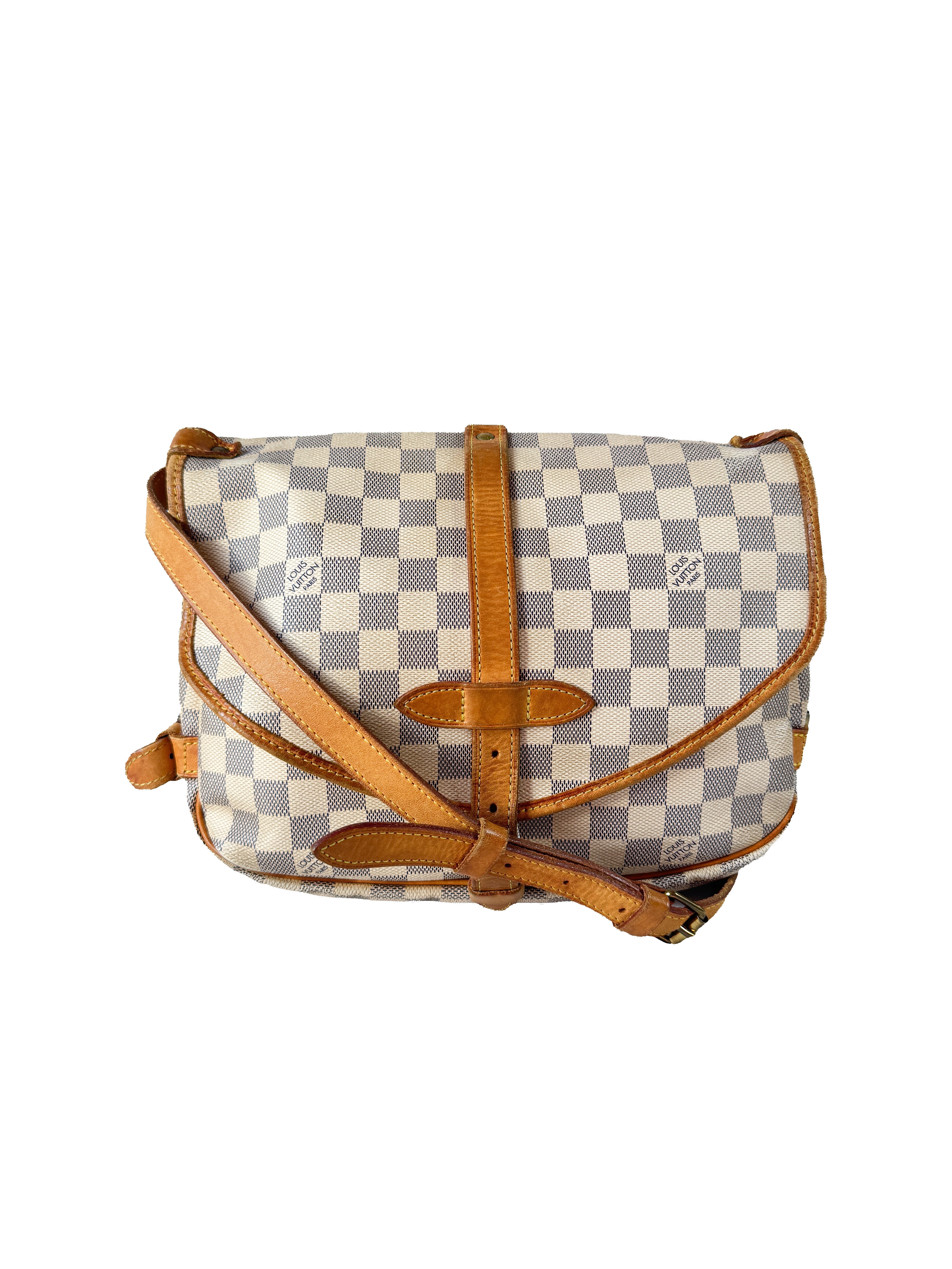 Louis Vuitton damier azur Saumur 30 MB4078
