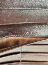 Fendi brown green Zucca print vintage wallet 2277-51339-009