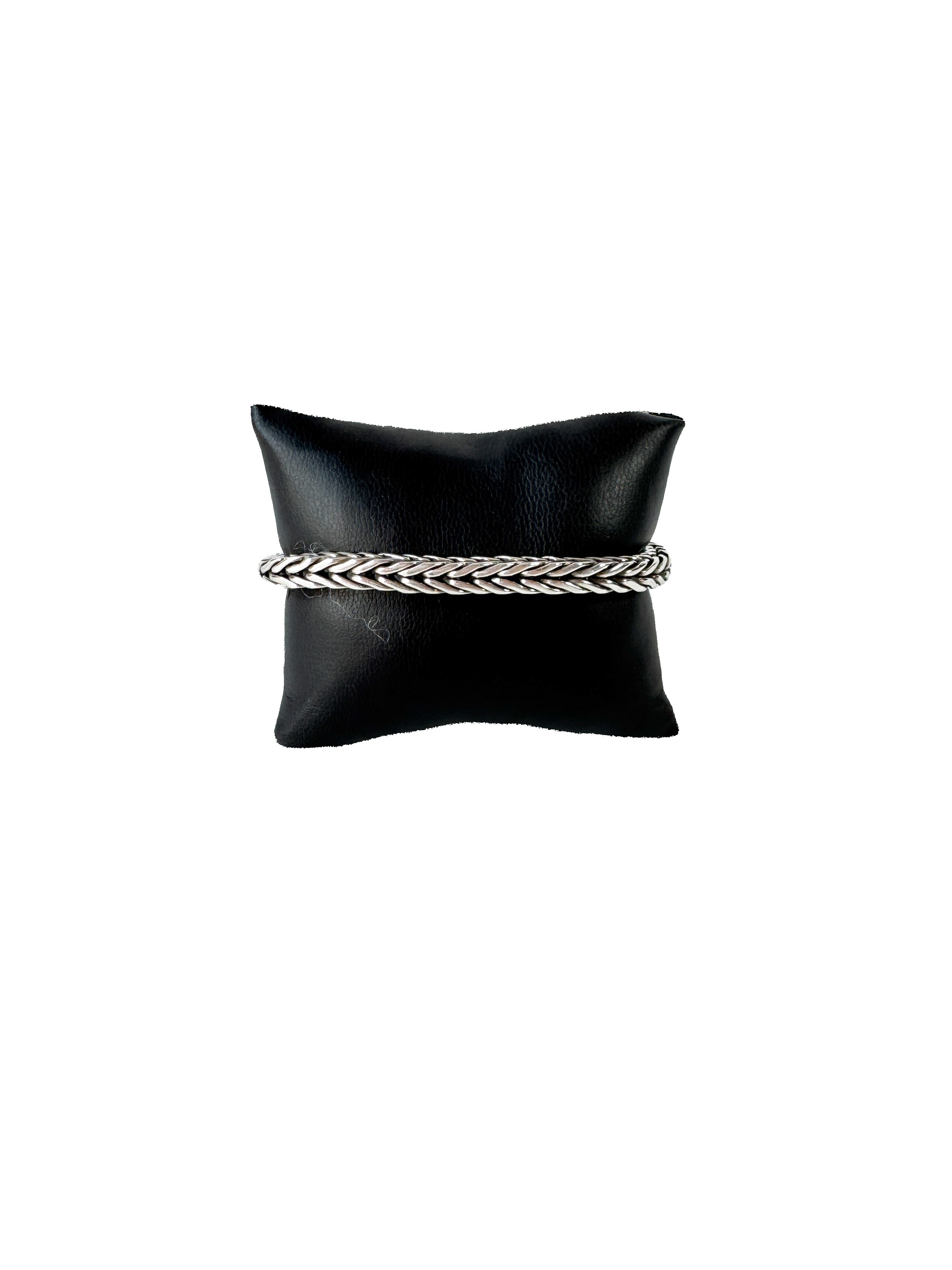 John Hardy sterling silver 14k gold wheat chain bracelet