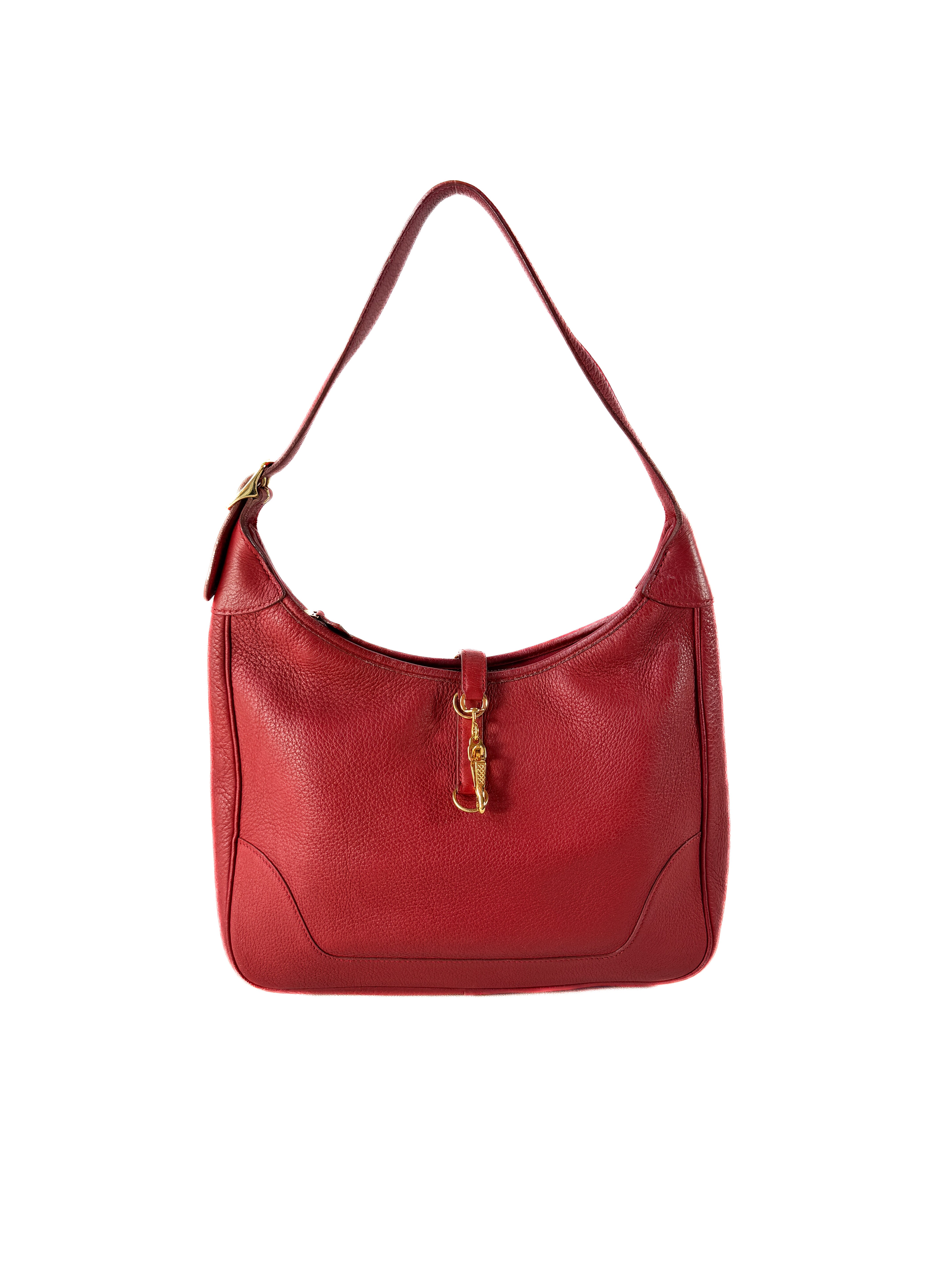 Hermès Clemence Trim 31 Rouge