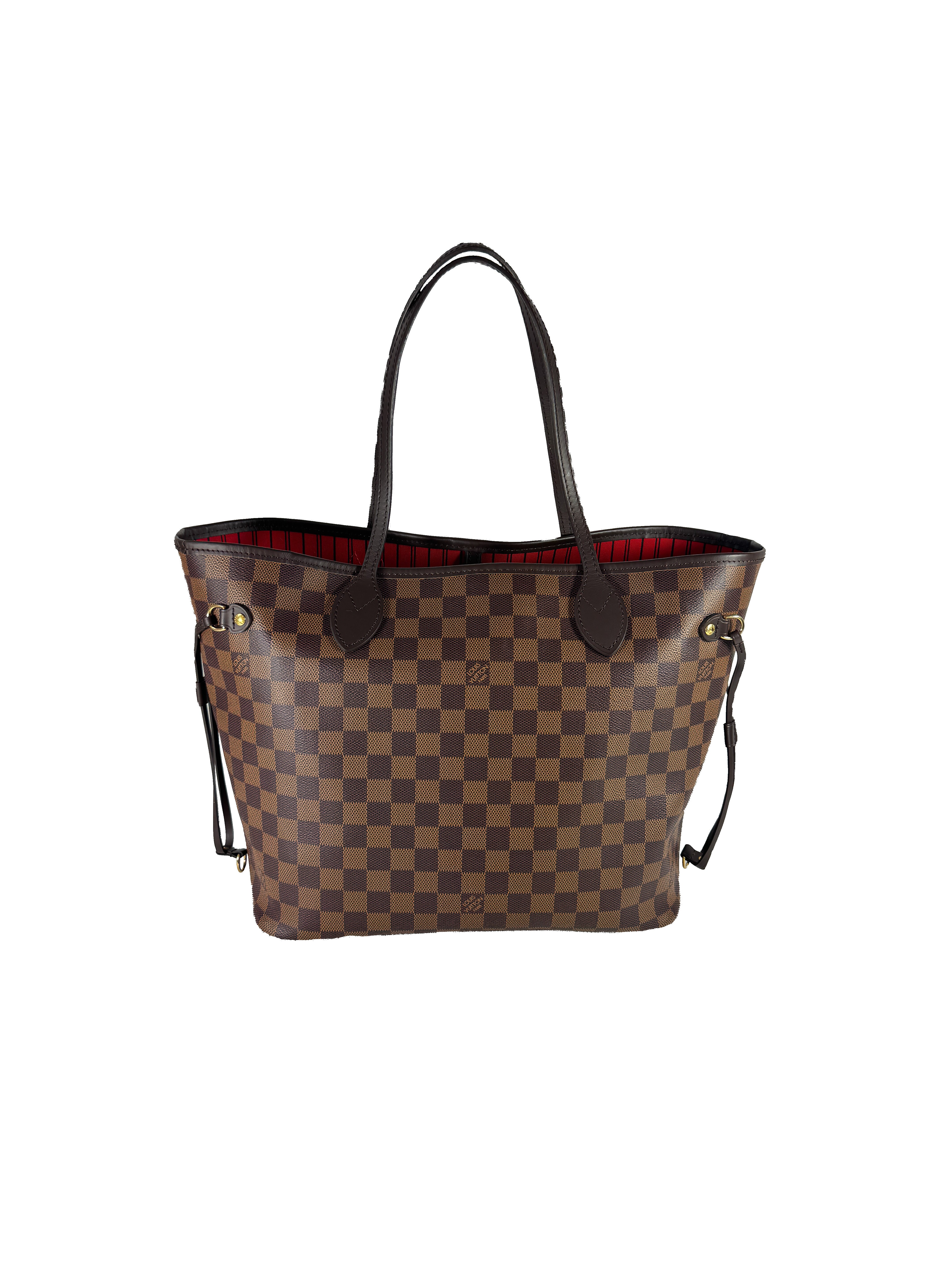 Louis Vuitton damier ebene Neverfull MM w/pouch SD4200