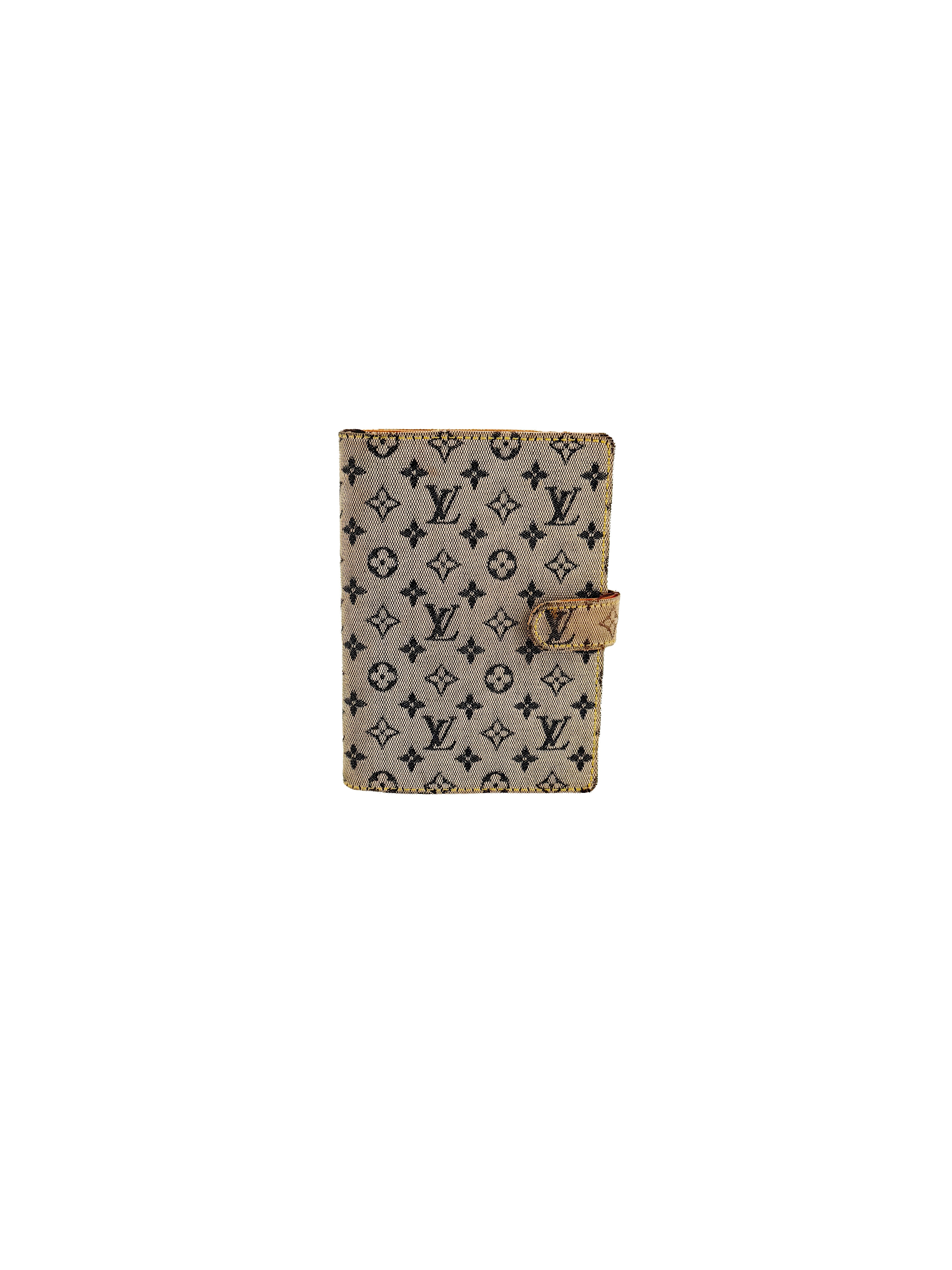 Louis Vuitton navy mini Lin agenda PM CA0090