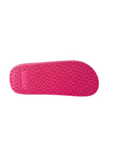 Versace hot pink Medusa head slides size 38