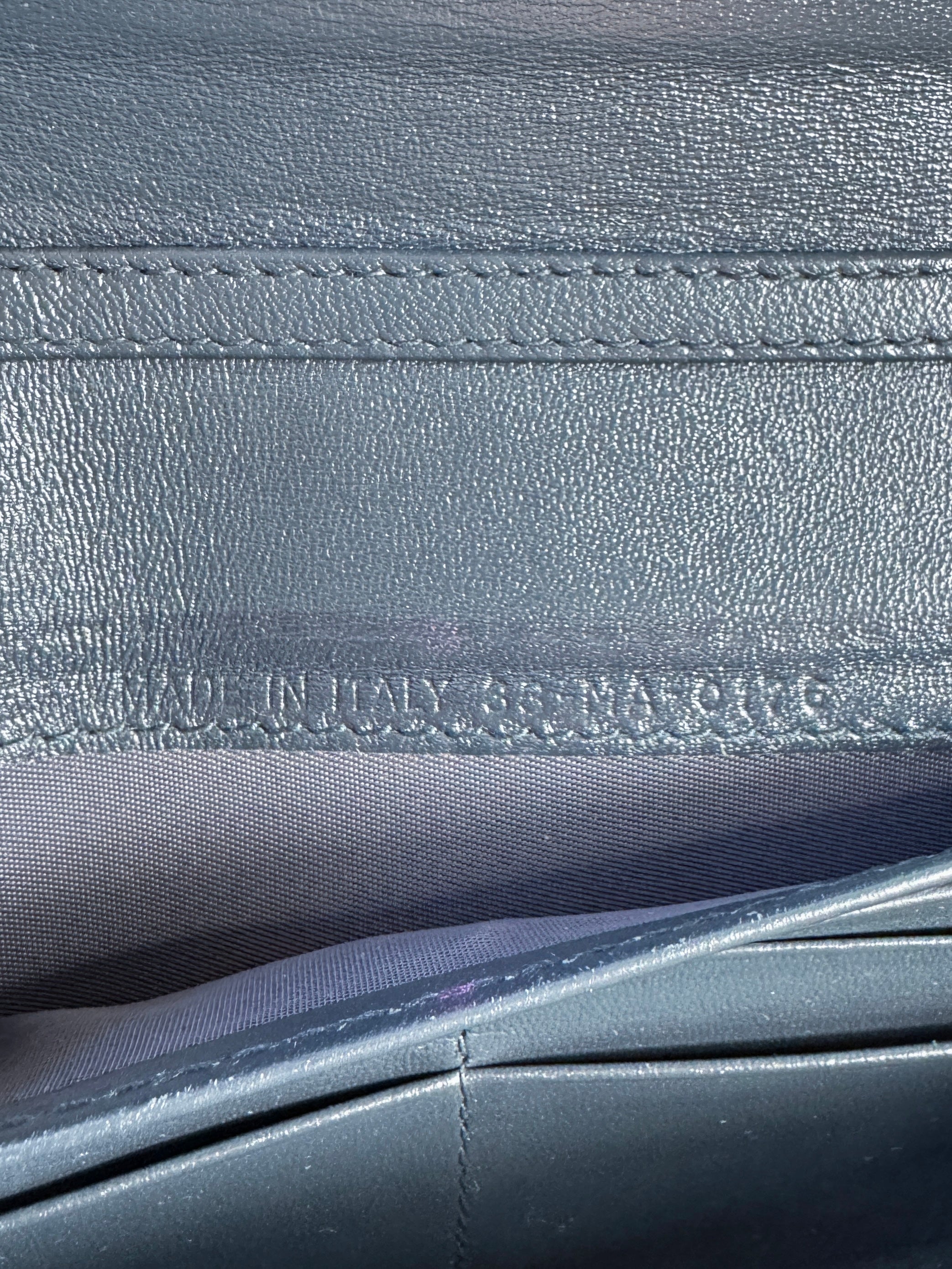 Christian Dior metallic patent leather micro Cannage  Lady Dior WOC  88-MA-0176