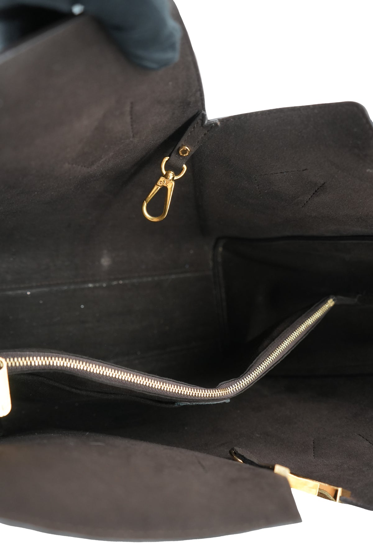 Louis Vuitton monogram black Kimono tote DU0138