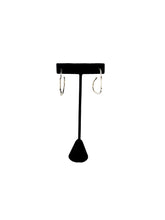Tiffany & Co Elsa Peretti sterling silver open heart hoop earrings