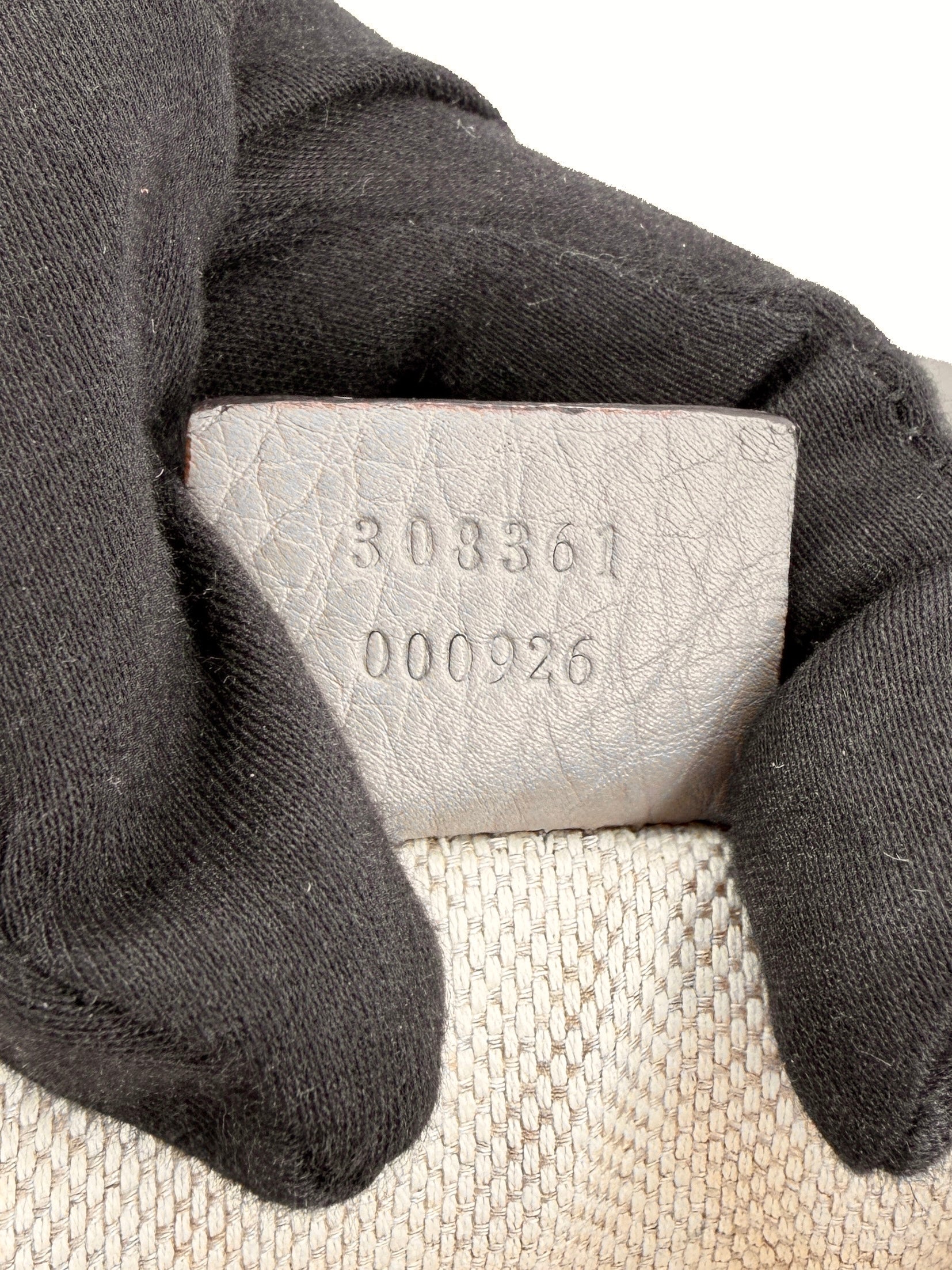 Gucci gray soho interlocking G shoulder bag 308361000926