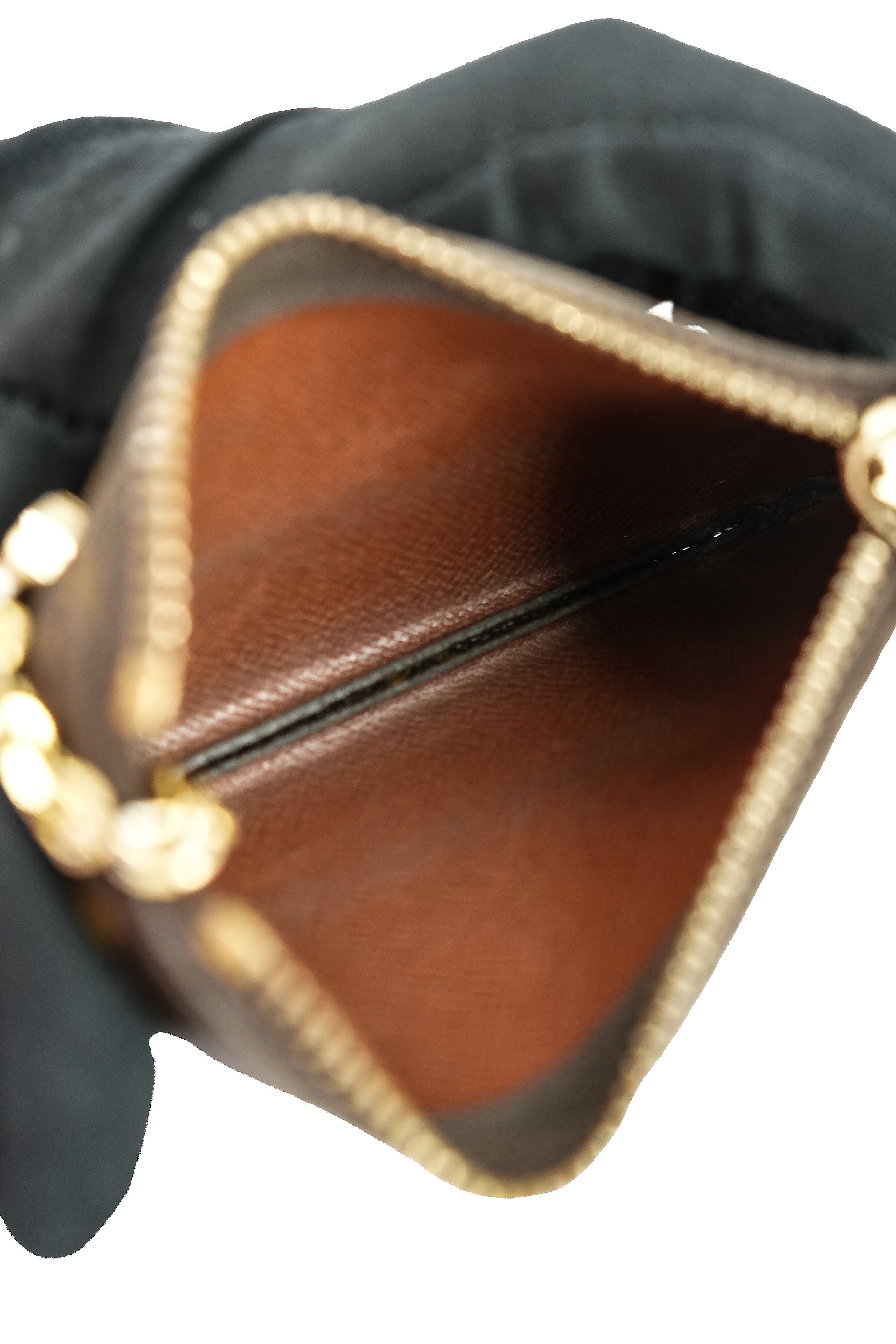 Louis Vuitton monogram key cles pouch 882ET