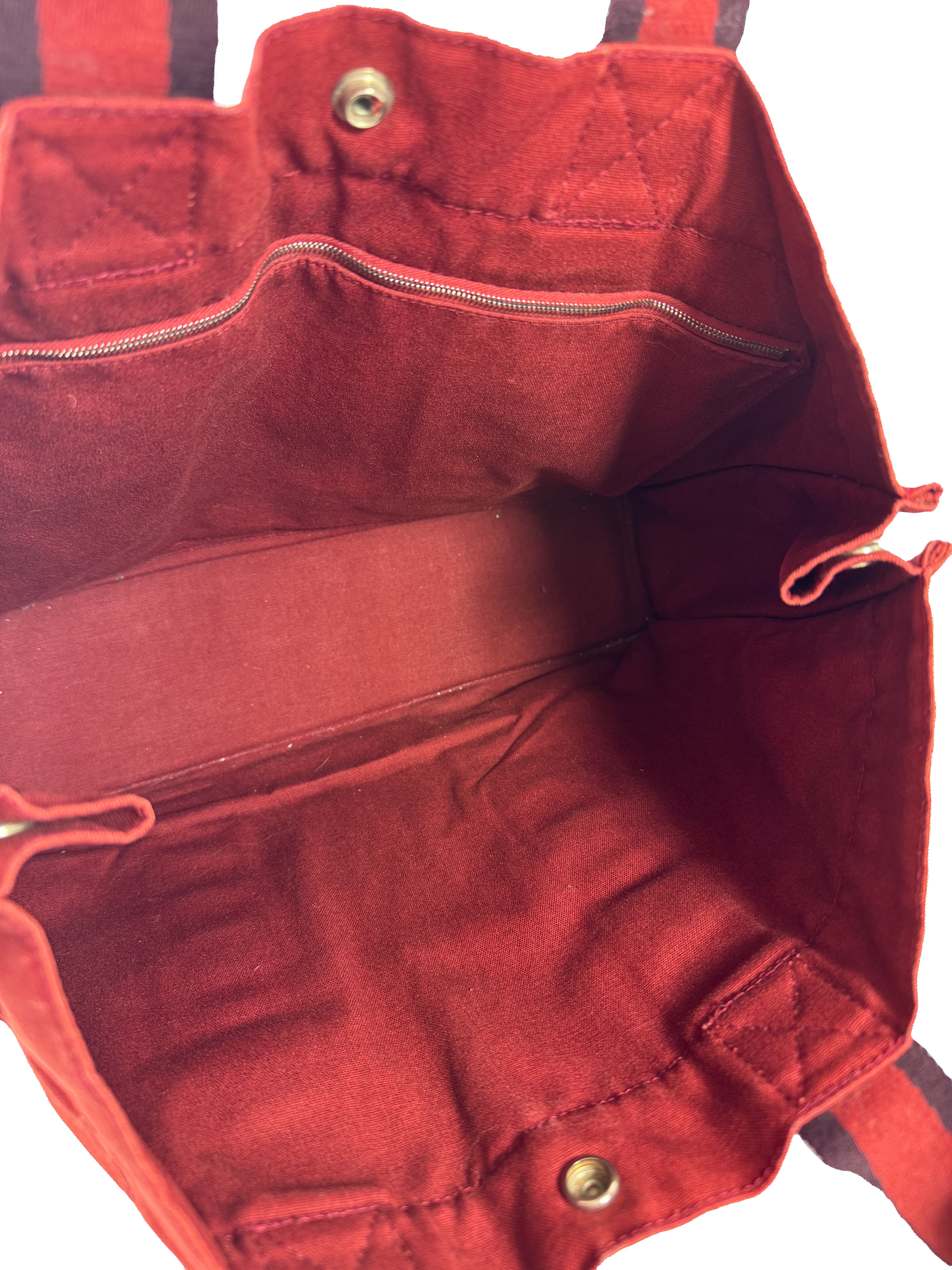 Hermès red fourre tote GM *as is*