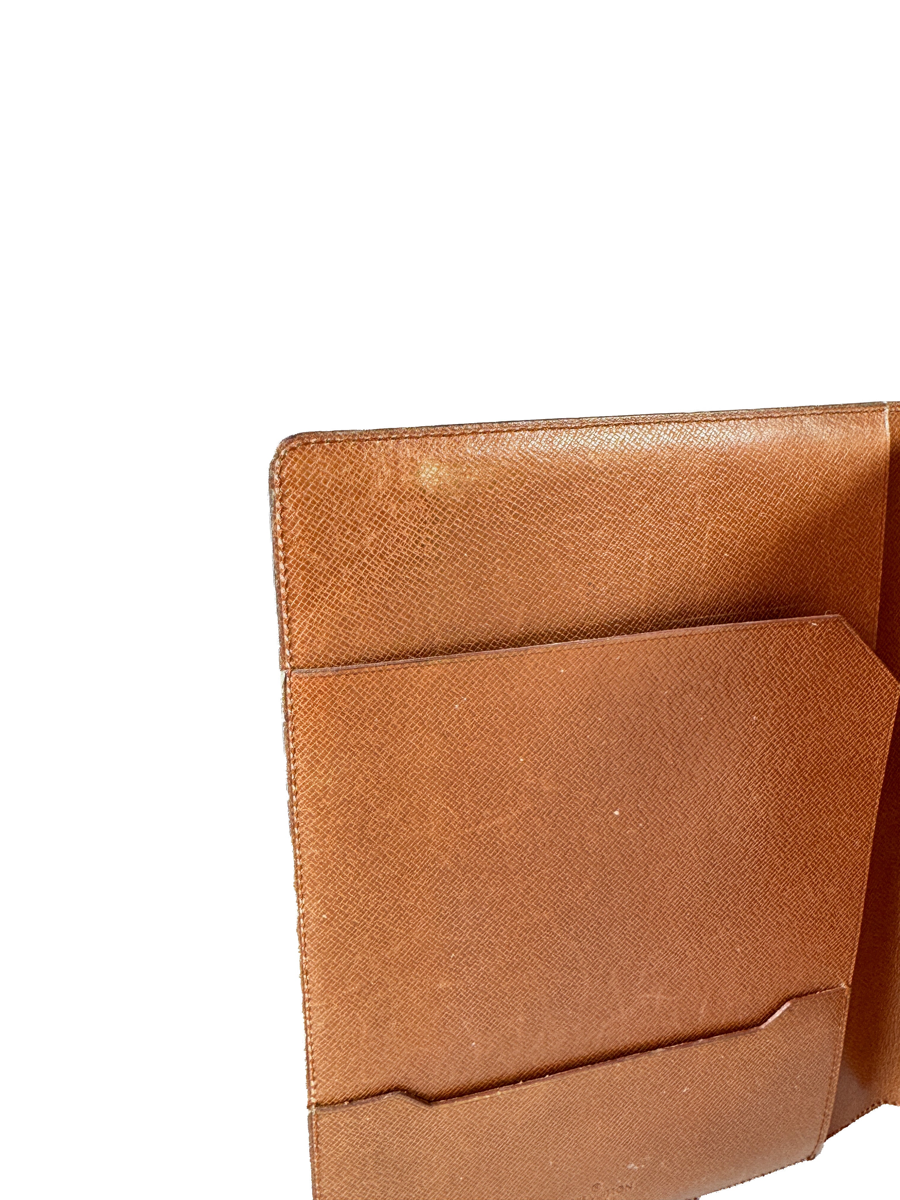 Louis Vuitton monogram vintage notebook cover 874 AN