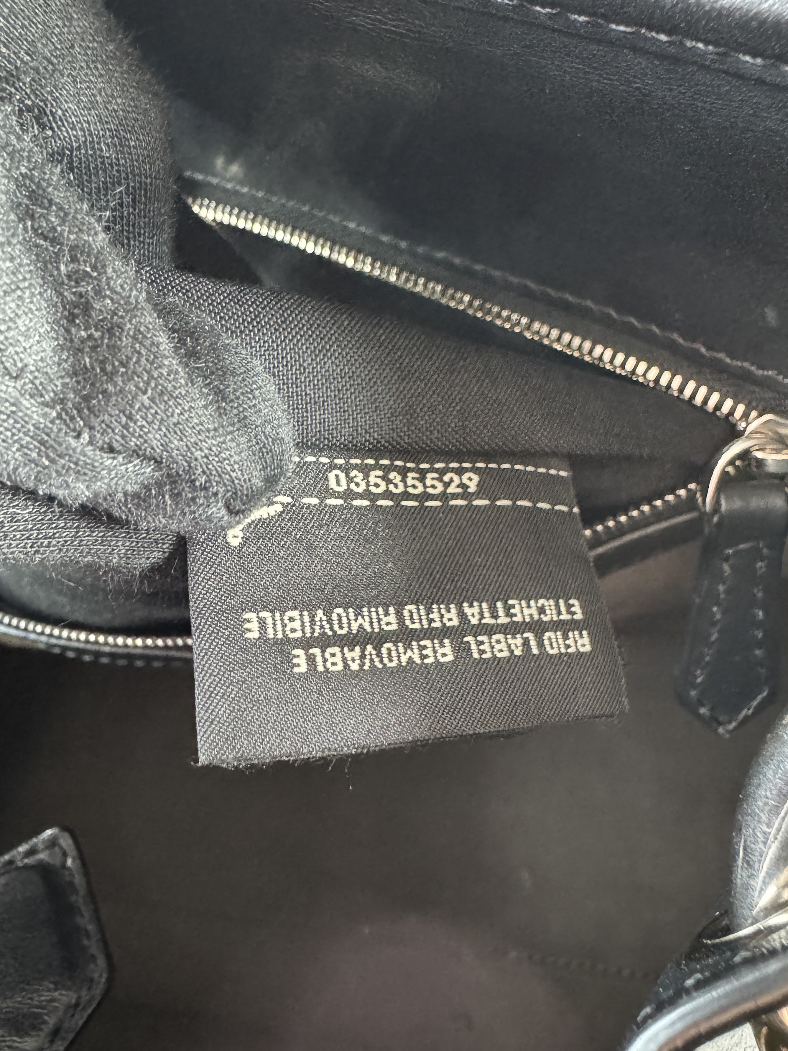 Fendi black leather medium Runaway bag 8BH34321H1798465