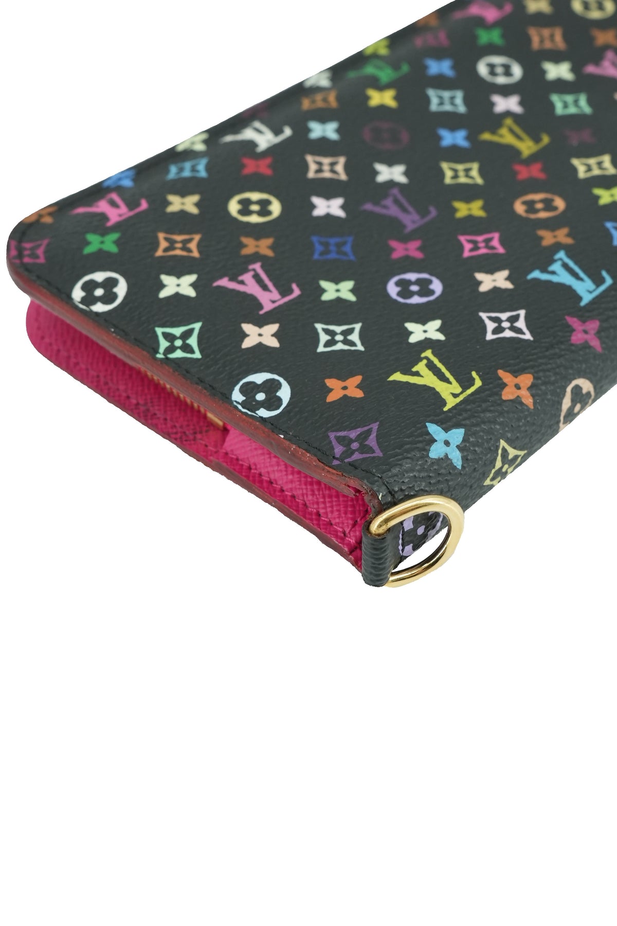 Louis Vuitton monogram black multicolor Insolite wallet CA4151