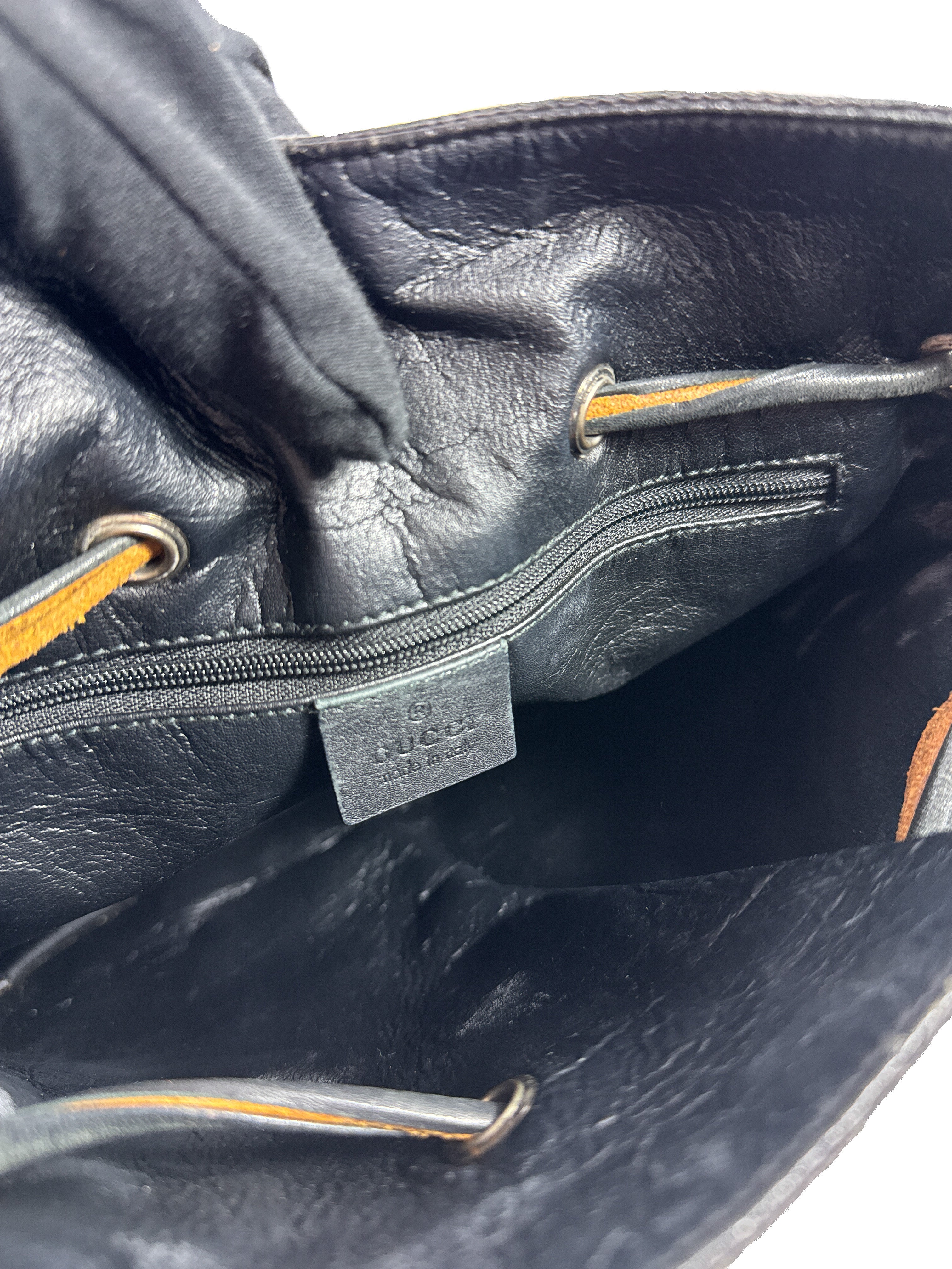 Gucci black signature shoulder bag 001.3748 001998 **as is**