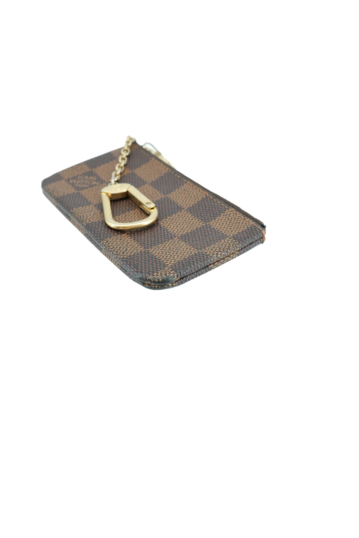 Louis Vuitton damier ebene key cles pouch TA1160