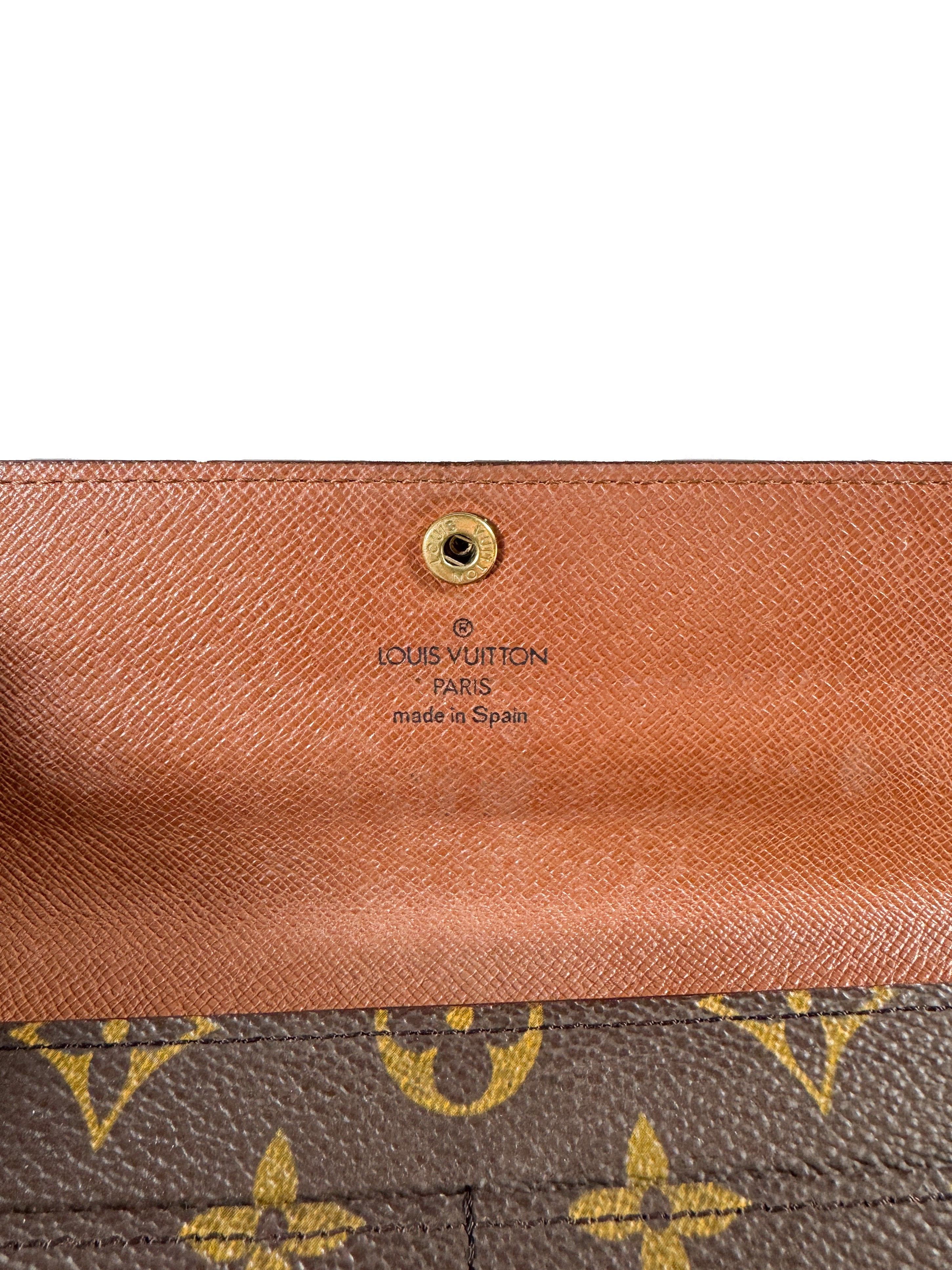 Louis Vuitton monogram vintage Sarah wallet CA0995