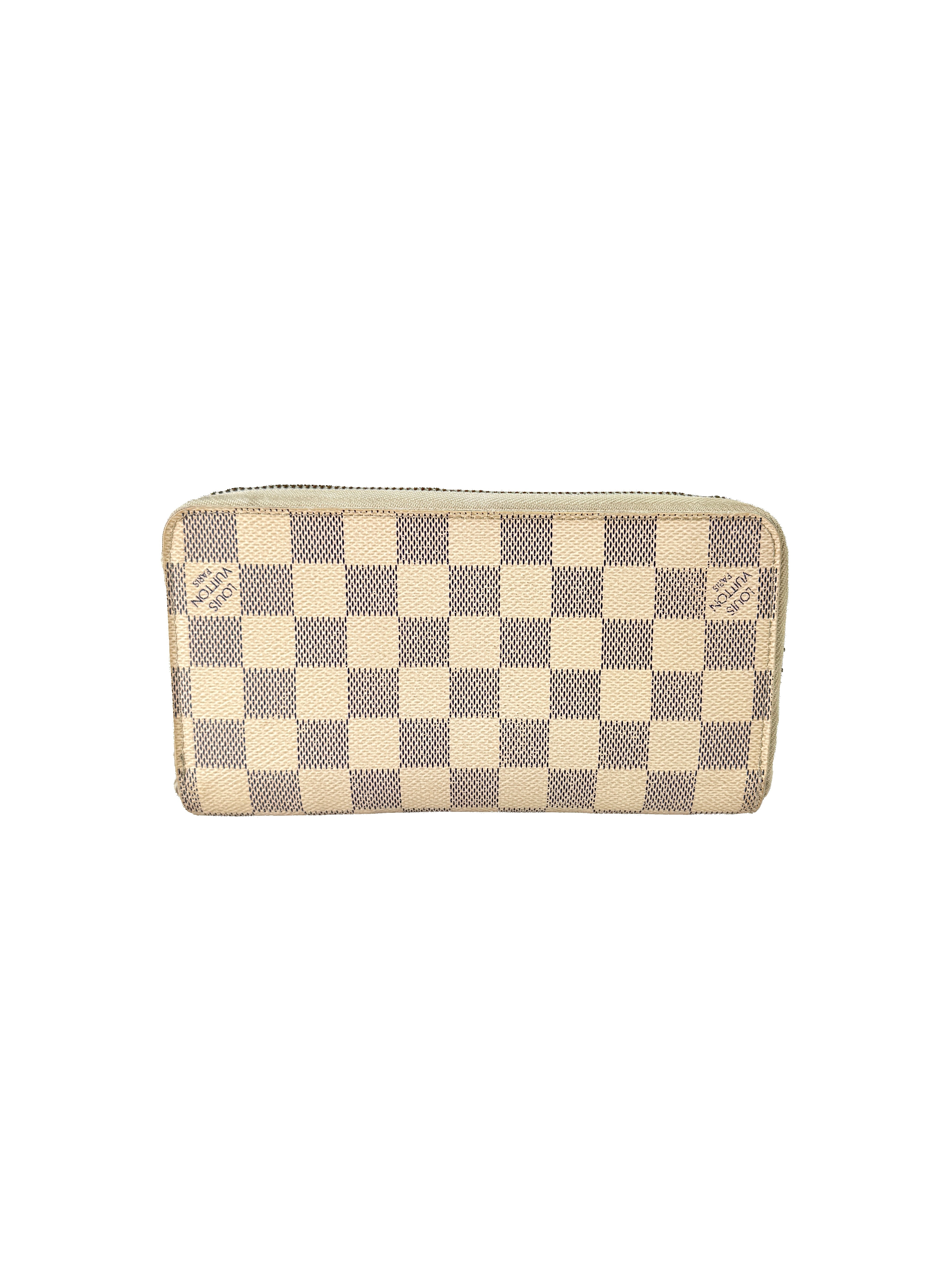 Louis Vuitton damier azur zippy wallet VI4047