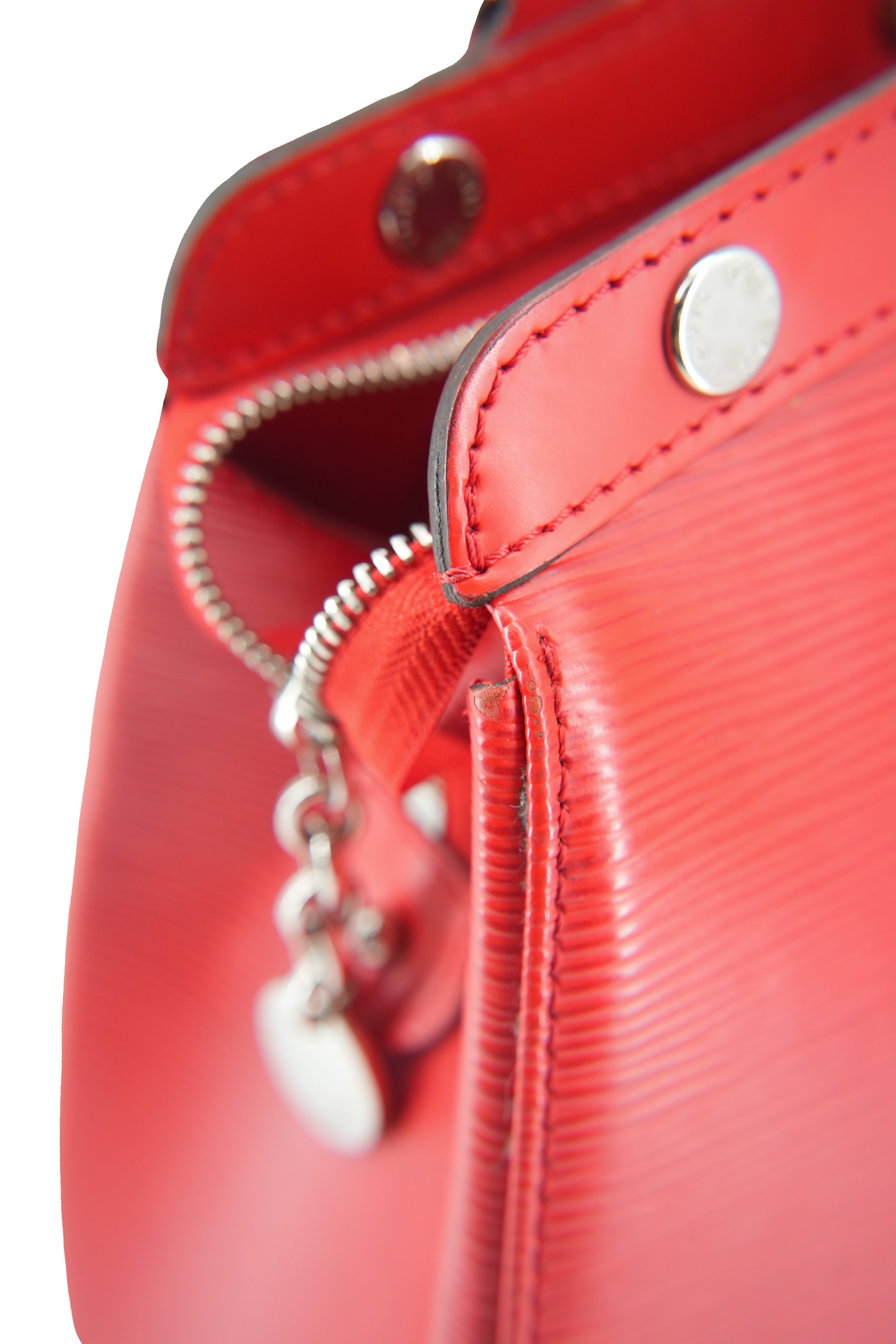 Louis Vuitton red epi leather Brea MM AA3174