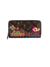 Louis Vuitton Monogram 2020 Christmas Animation Zippy Wallet Pivoine CA3200