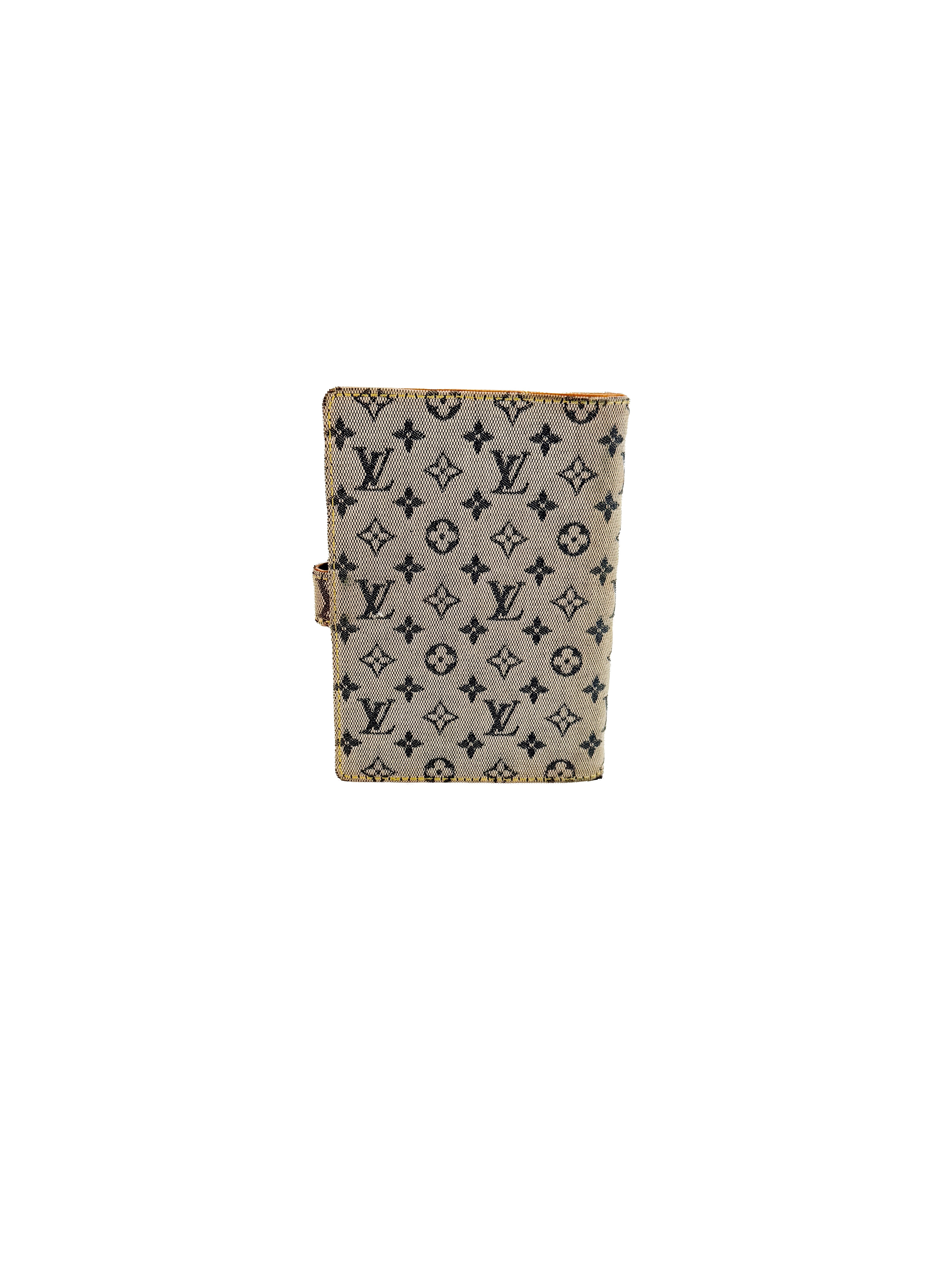Louis Vuitton navy mini Lin agenda PM CA0090