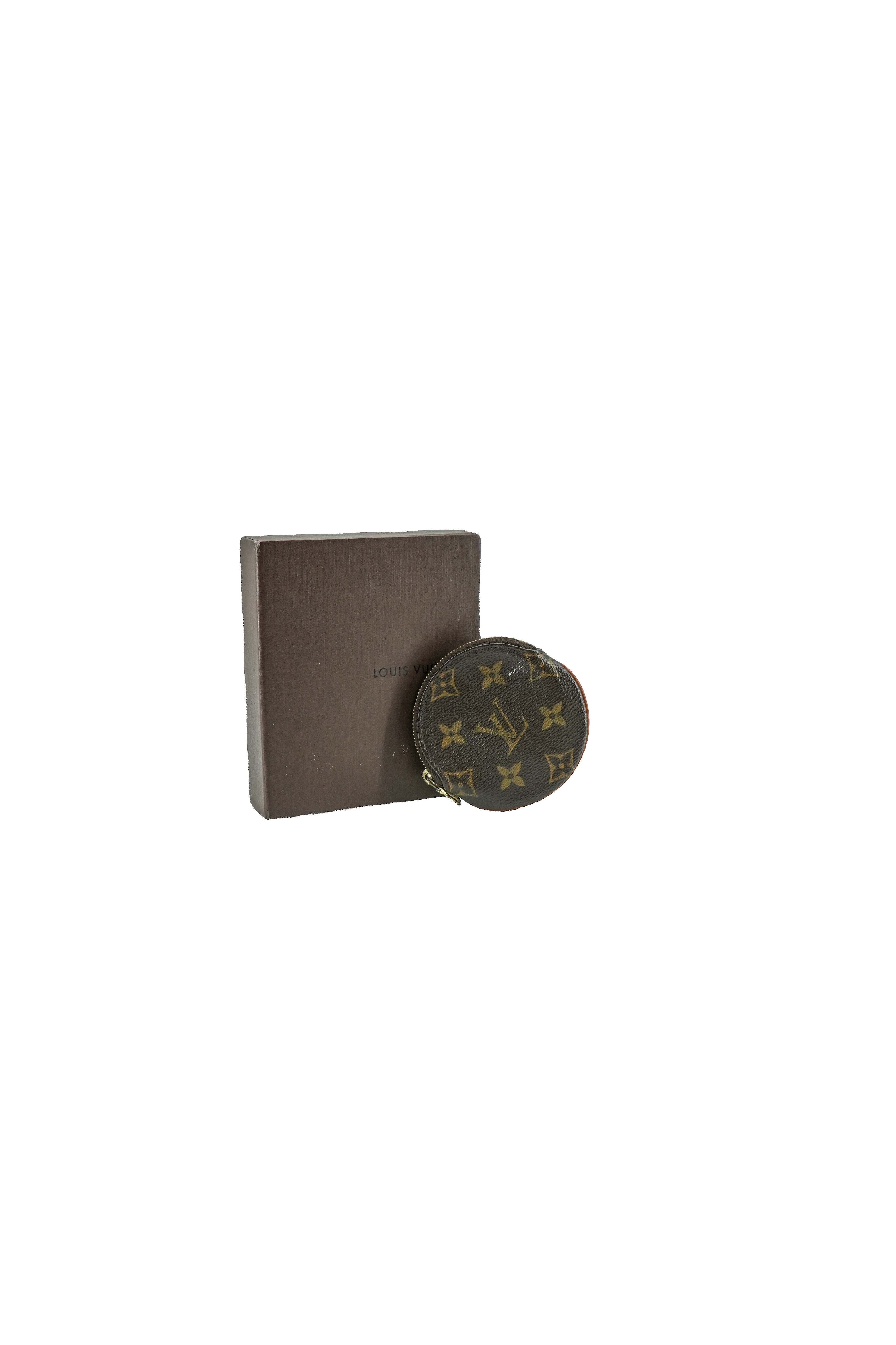 Louis Vuitton monogram Porte Monnaie round coin wallet