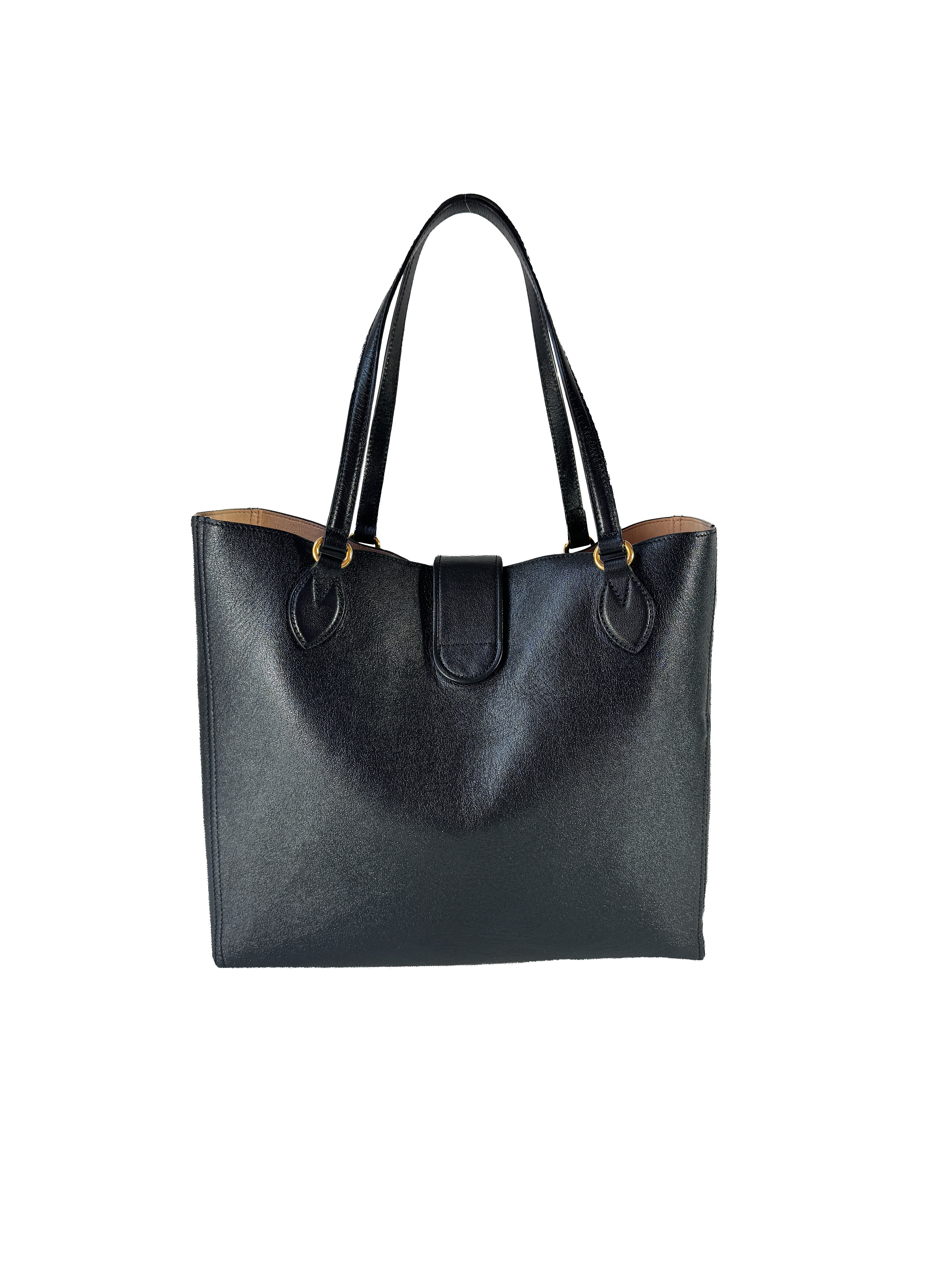 Gucci black Dahlia small tote 6495777498879