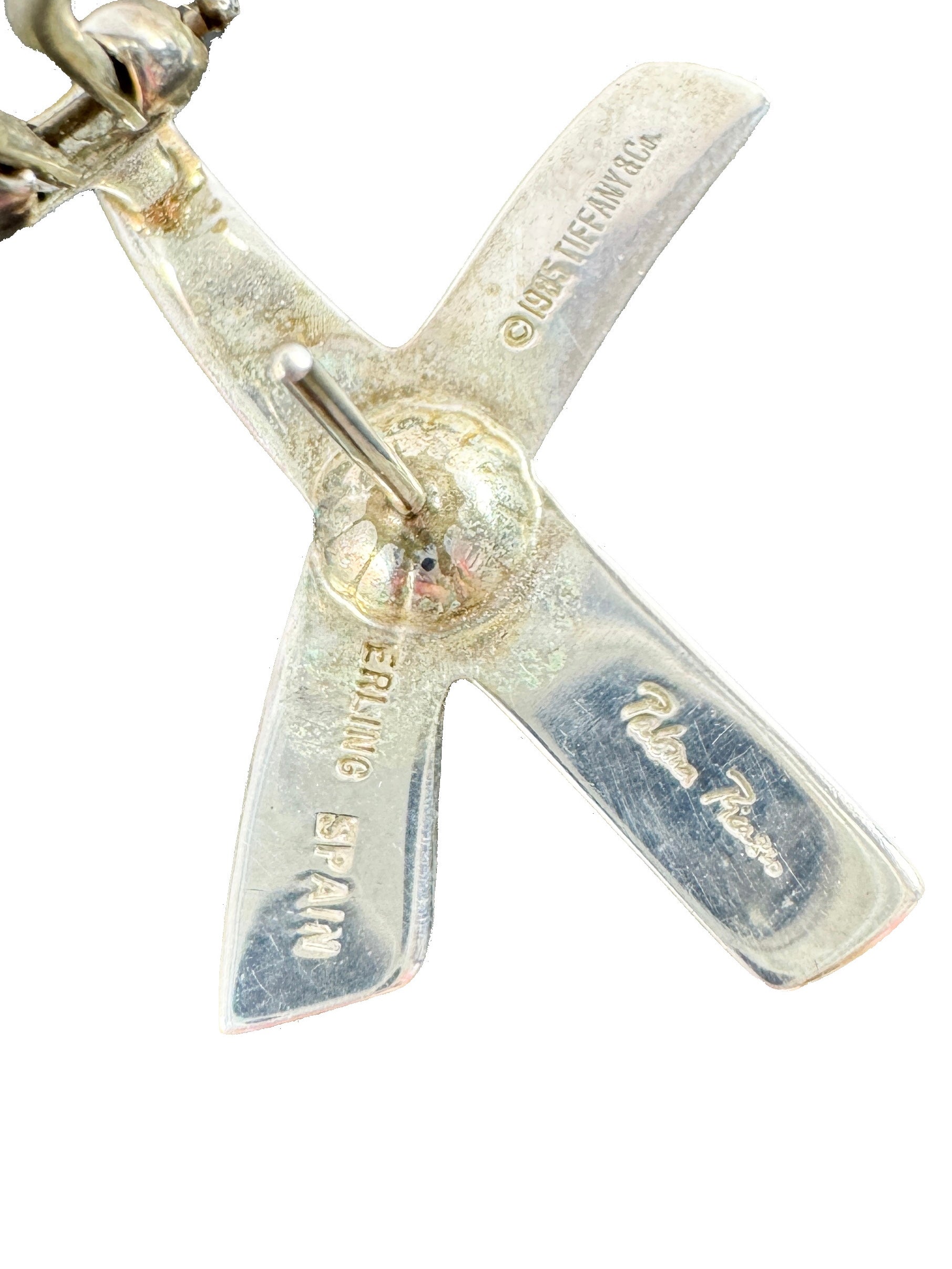 Tiffany & Co Paloma Picasso sterling silver X earrings