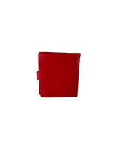 Louis Vuitton red epi leather vintage wallet MI0043