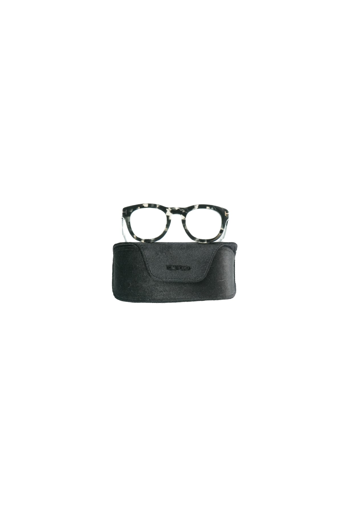 Tom Ford tortoise blue light glasses TF5873-B