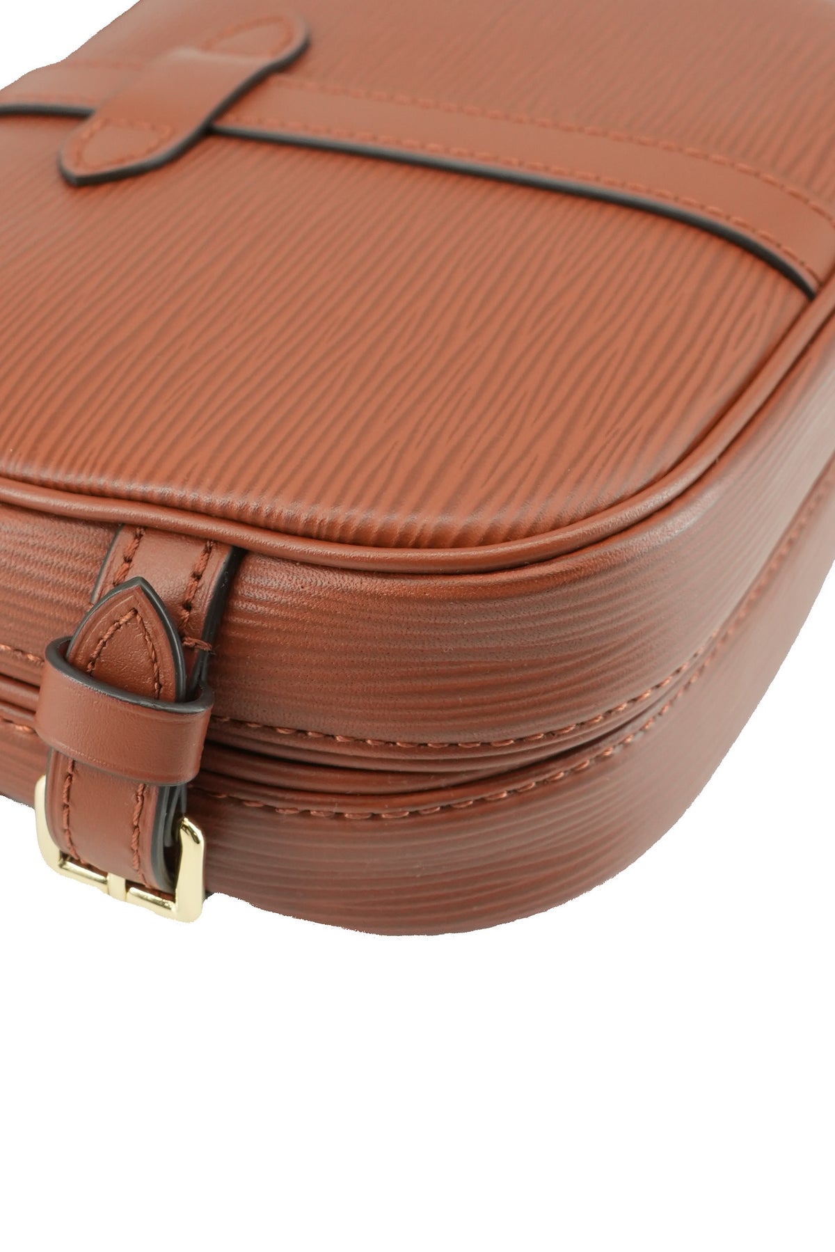 Louis Vuitton brown epi leather Saumur BB NFC
