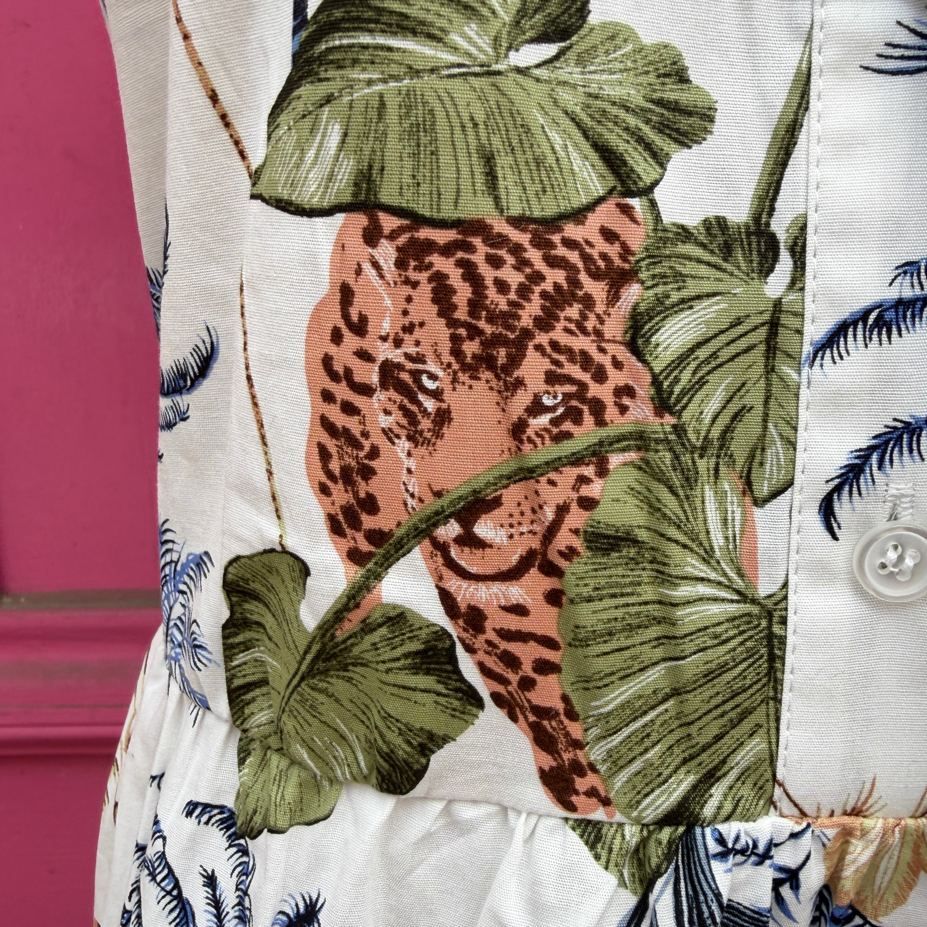 Rachel Zoe animal print tank dress size XL NWT