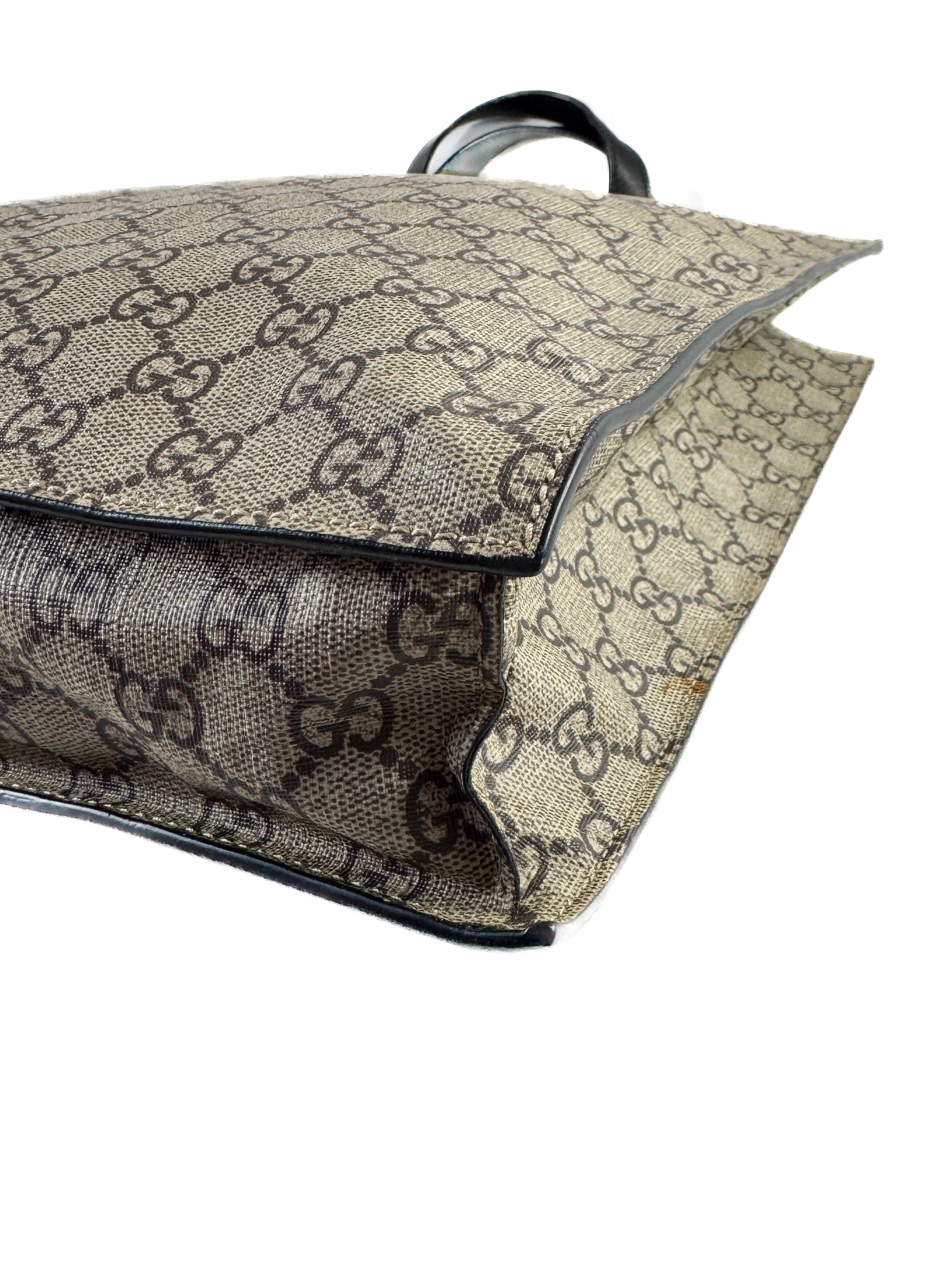 Gucci GG supreme king snake tote 467891