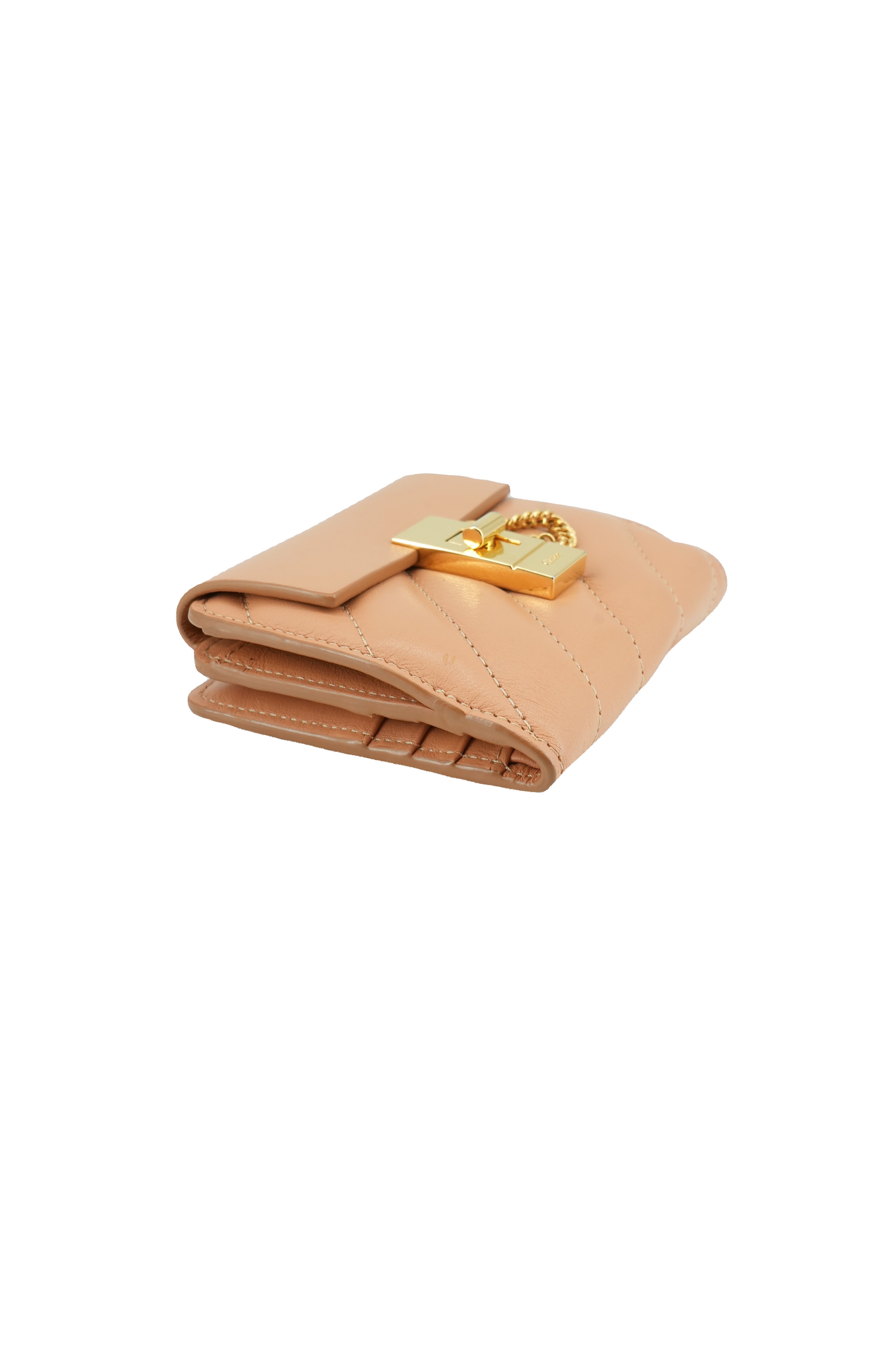 Chloé peach Drew compact wallet 99-65
