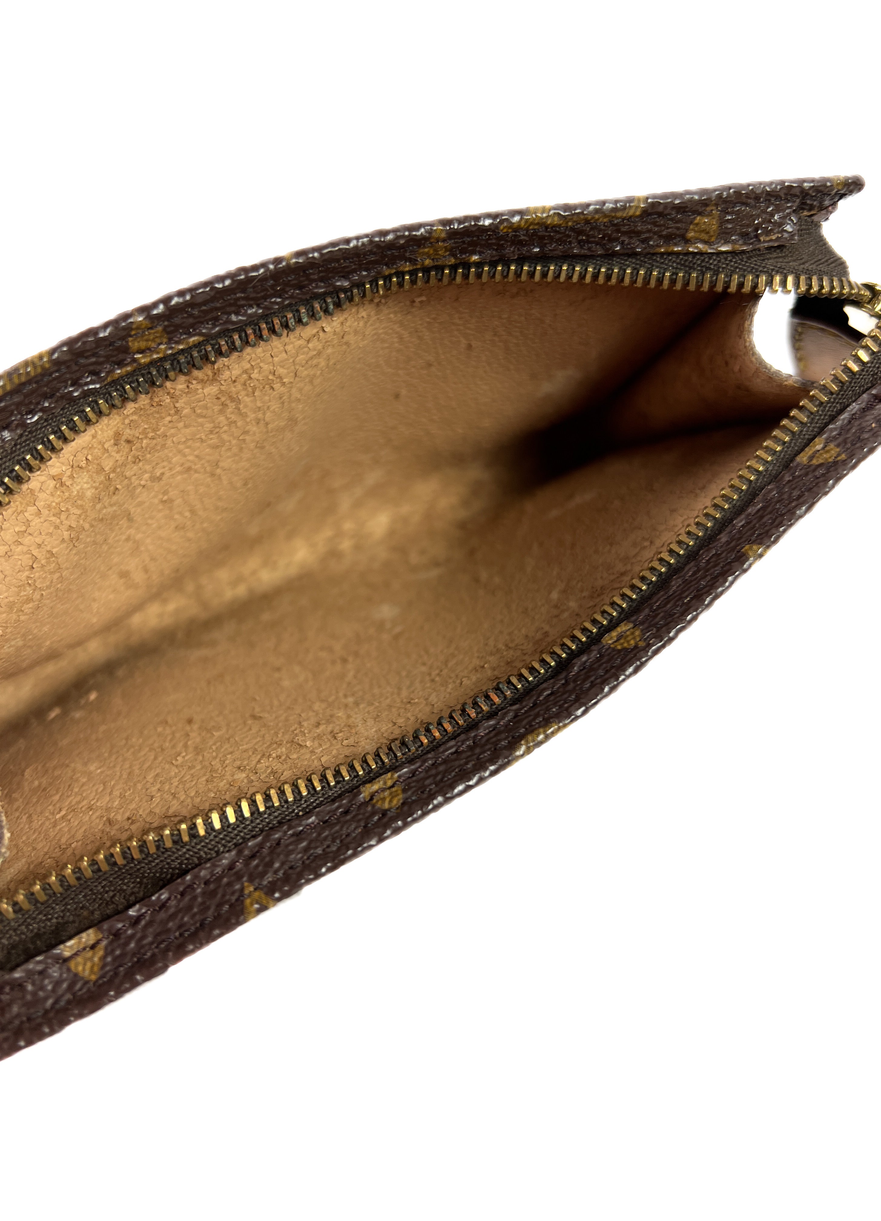 Louis Vuitton monogram bucket zip pouch **as is**