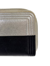 Chanel black/silver Boy zip around wallet 21607927