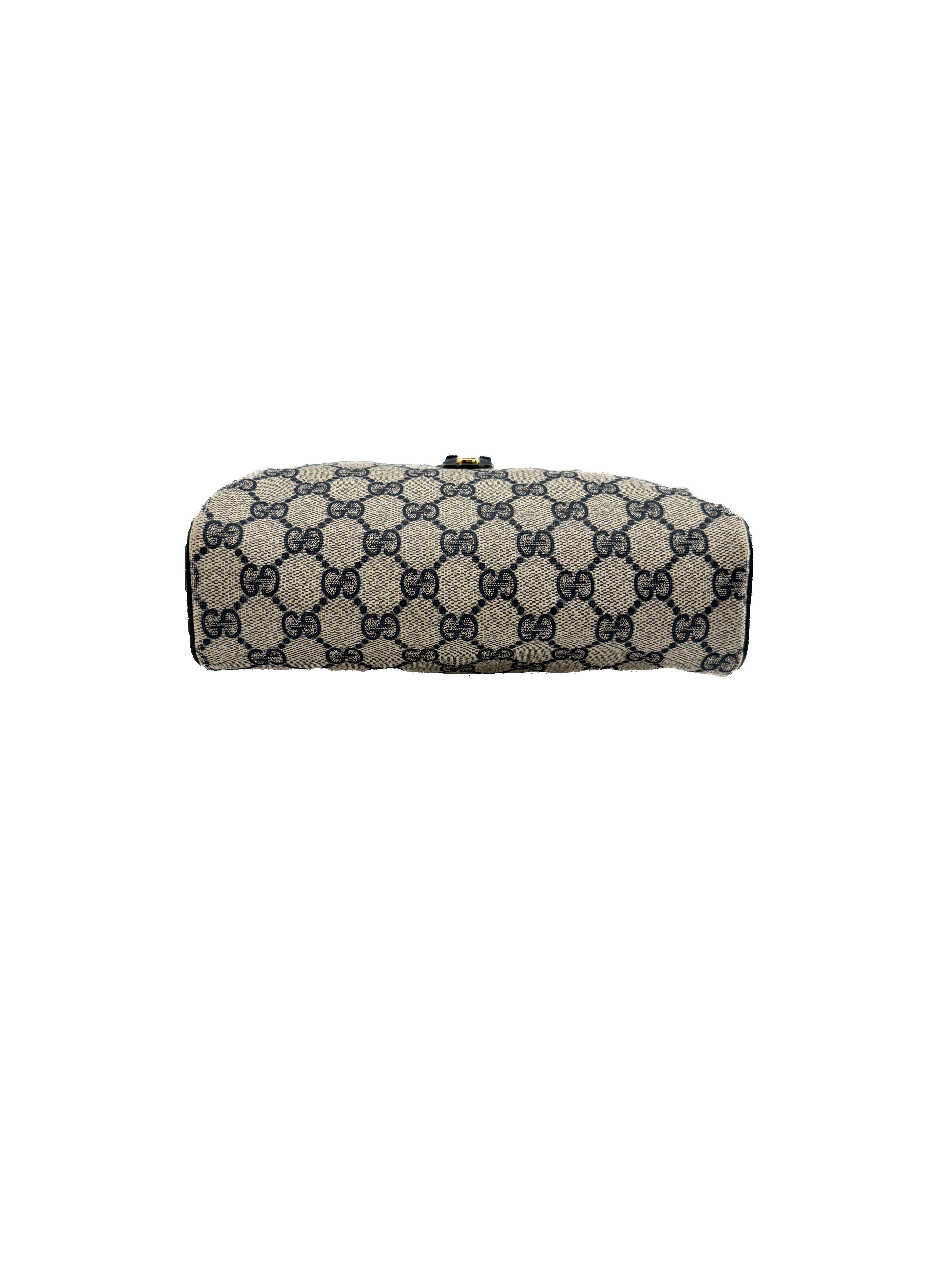 Gucci navy Sherry line crossbody 89-02-018